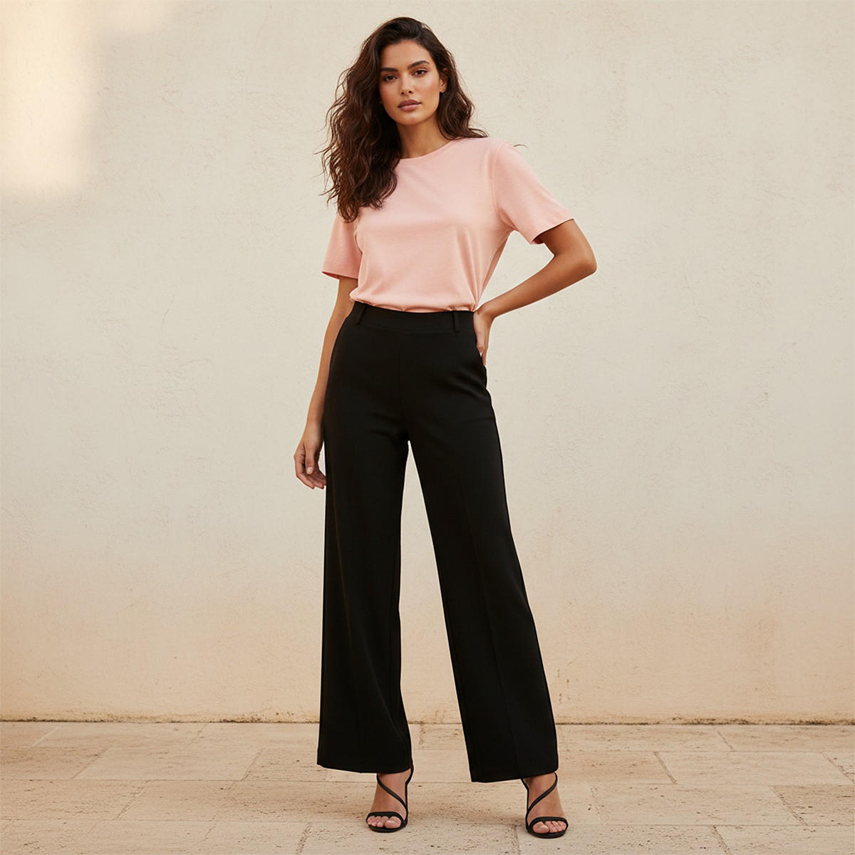 Splash Smart Full Length Ponte Wide Leg Pants-women-clothing-trousers-image-3