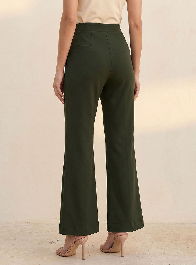 Splash Smart Mid Rise Full Length Boot Leg Ponte Pants-women-clothing-bottoms-trousers-image-4