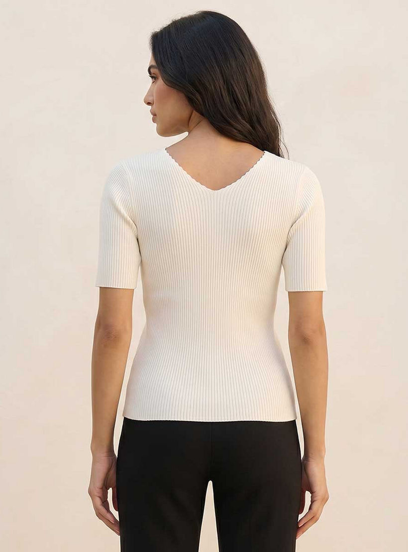 Splash Smart T-shirt with V-neck-women-clothing-tshirts-image-4