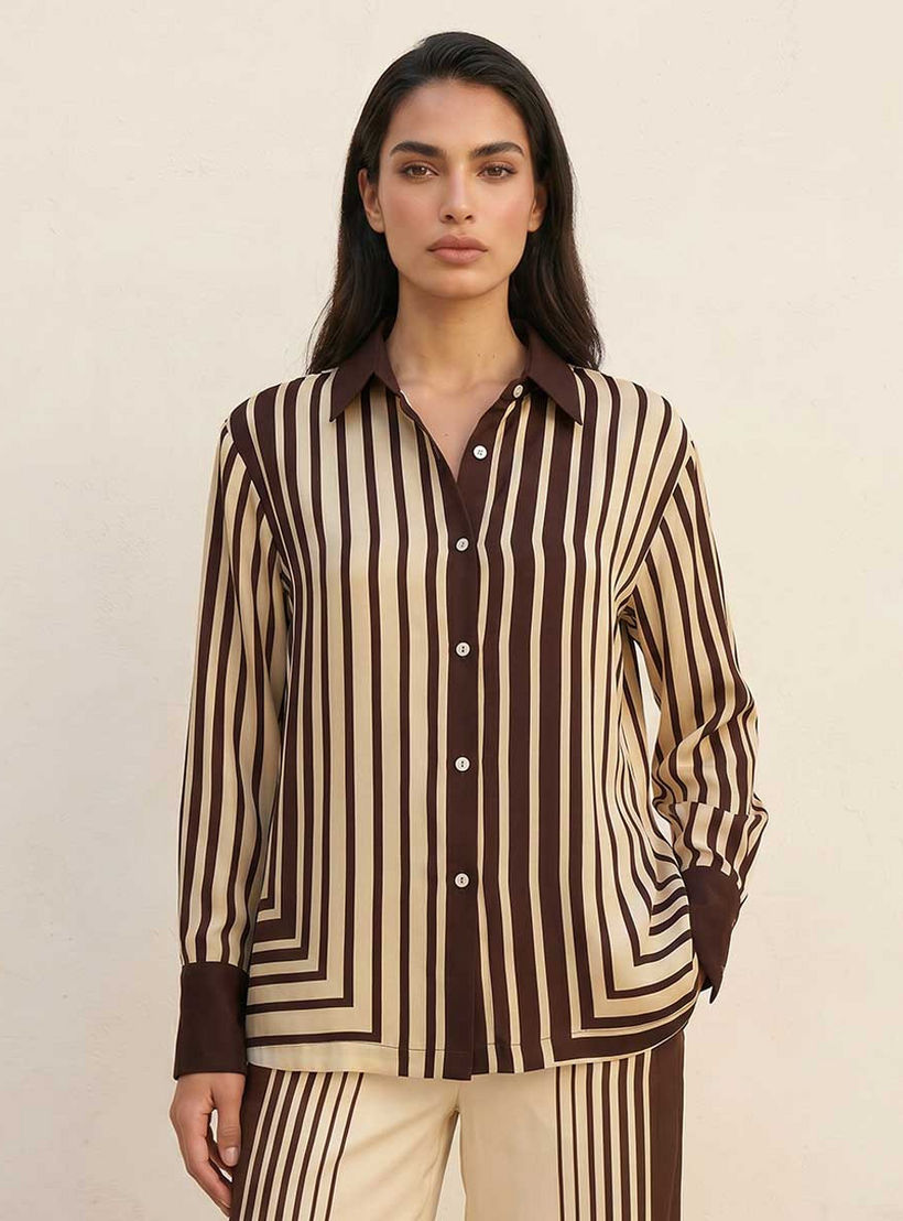 قميص مقلم من سبلاش سمارت-women-clothing-shirtsandblouses-shirts-image-1