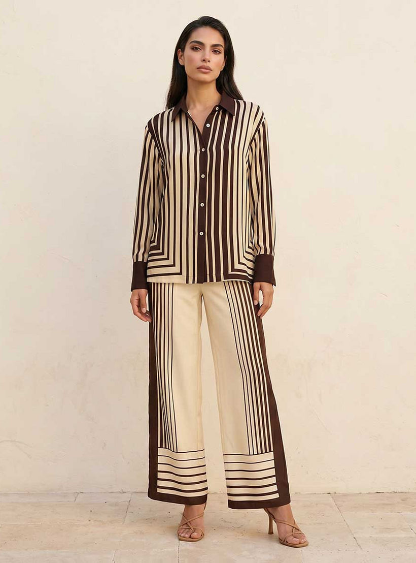 قميص مقلم من سبلاش سمارت-women-clothing-shirtsandblouses-shirts-image-3