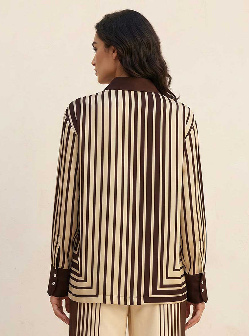 قميص مقلم من سبلاش سمارت-women-clothing-shirtsandblouses-shirts-image-4
