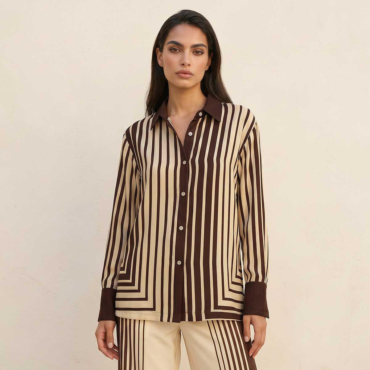 قميص مقلم من سبلاش سمارت-women-clothing-shirtsandblouses-shirts-image-5