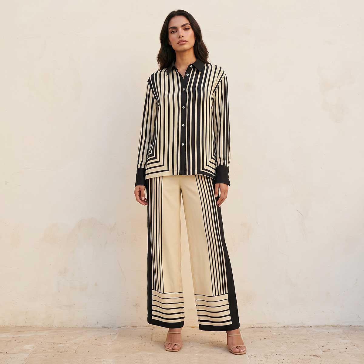 قميص مقلم من سبلاش سمارت-women-clothing-shirtsandblouses-shirts-image-3
