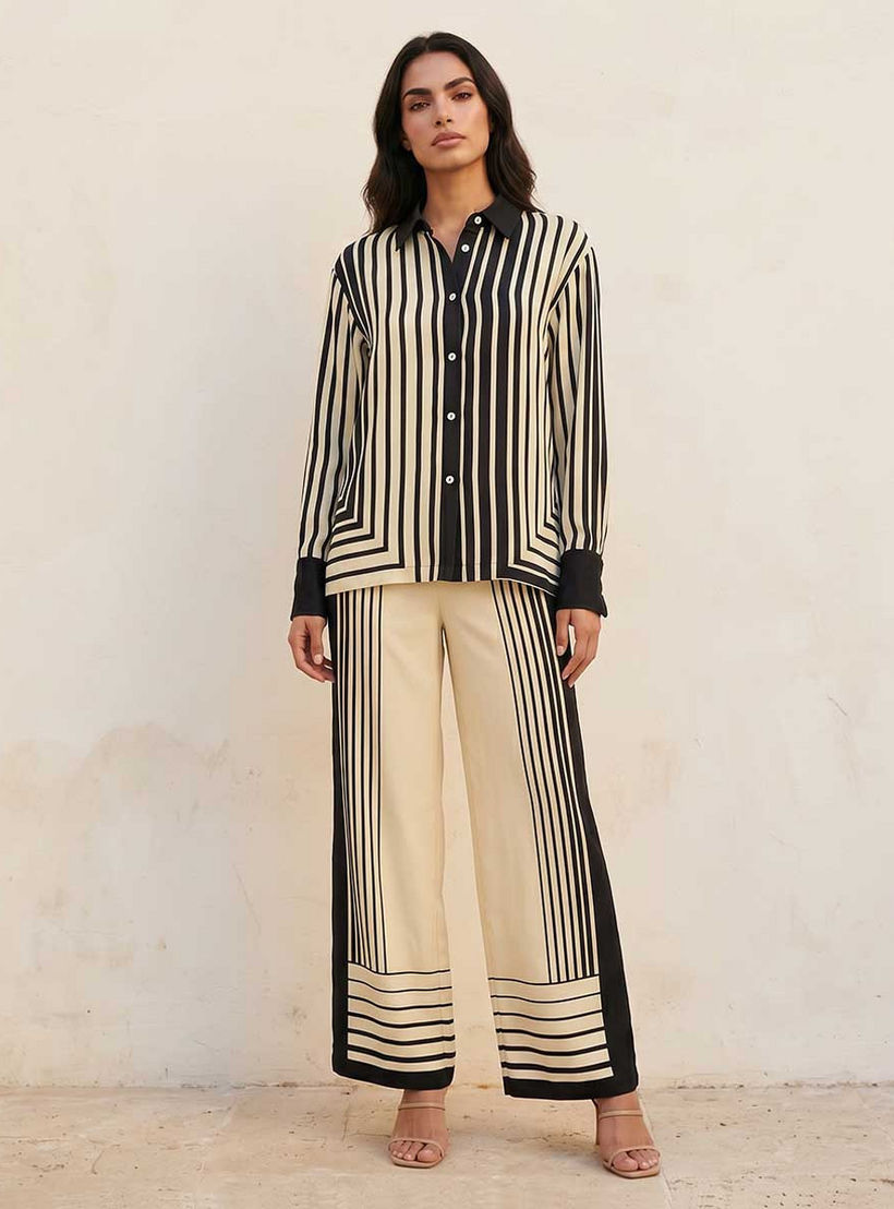 قميص مقلم من سبلاش سمارت-women-clothing-shirtsandblouses-shirts-image-3