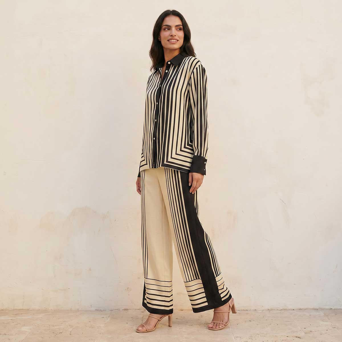 قميص مقلم من سبلاش سمارت-women-clothing-shirtsandblouses-shirts-image-3
