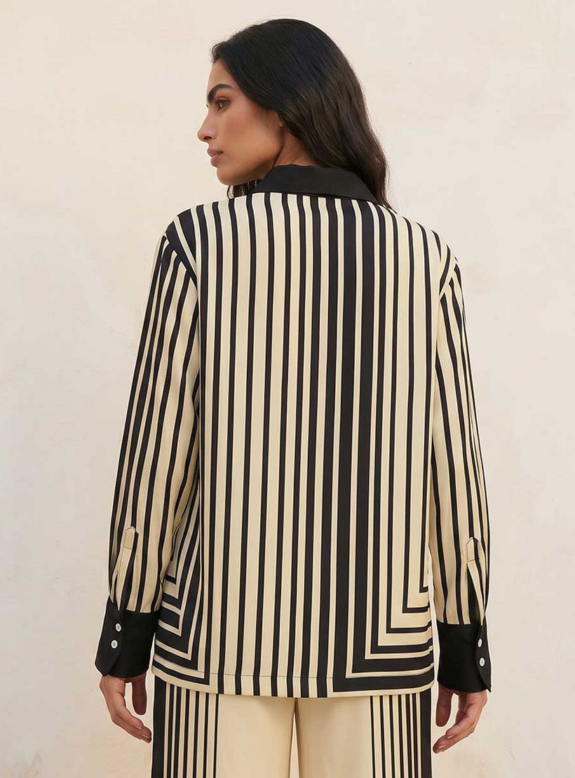 قميص مقلم من سبلاش سمارت-women-clothing-shirtsandblouses-shirts-image-4