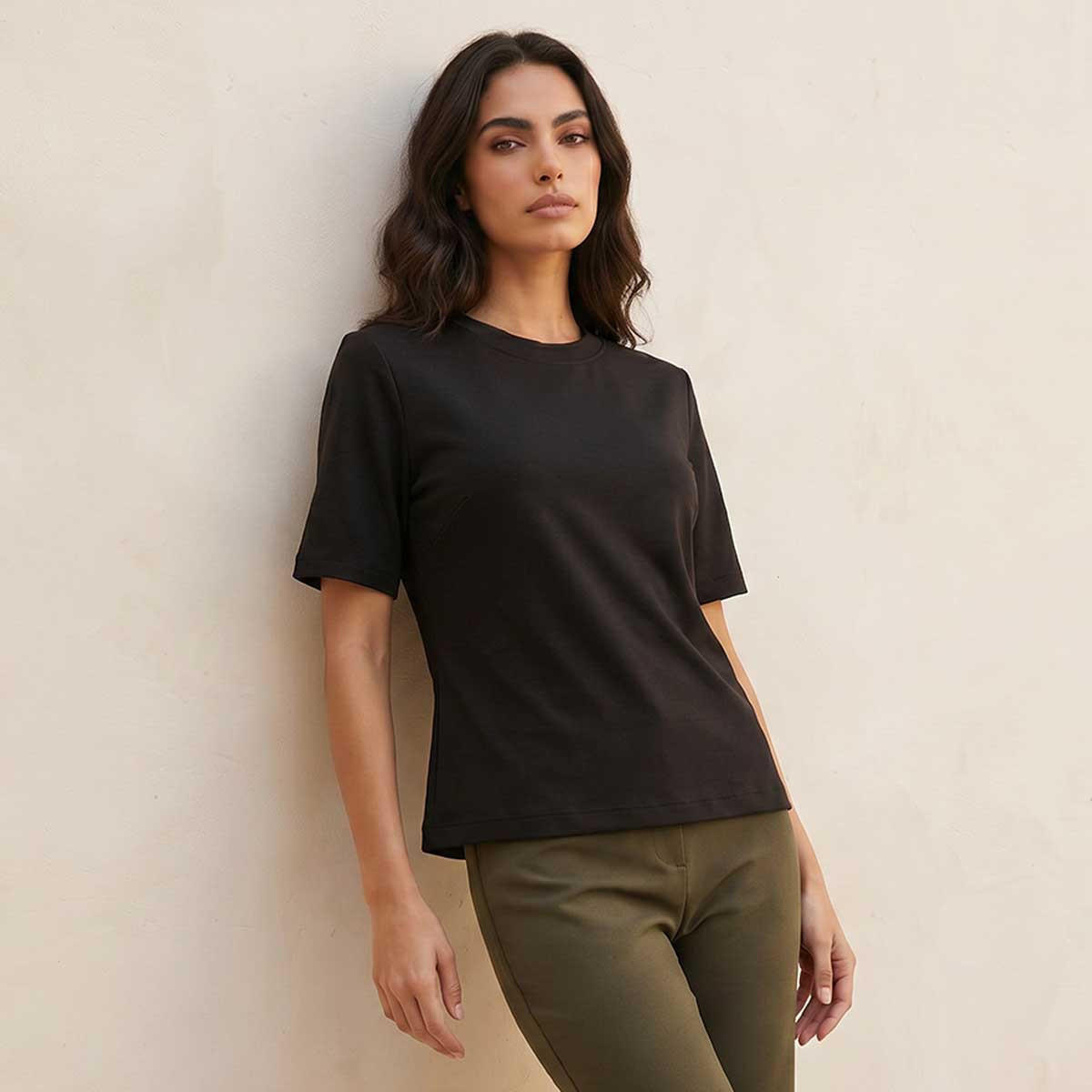 Splash Smart Regular Fit Cotton T-shirt-women-clothing-tshirts-image-6