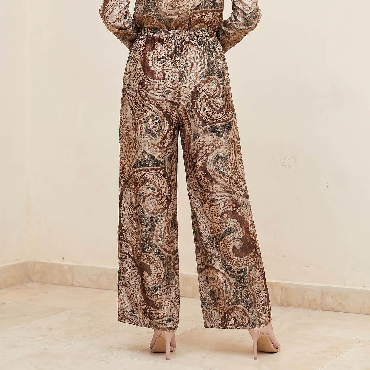 بنطلون بساق واسعة وطبعات من سبلاش سمارت-women-clothing-bottoms-trousers-image-4