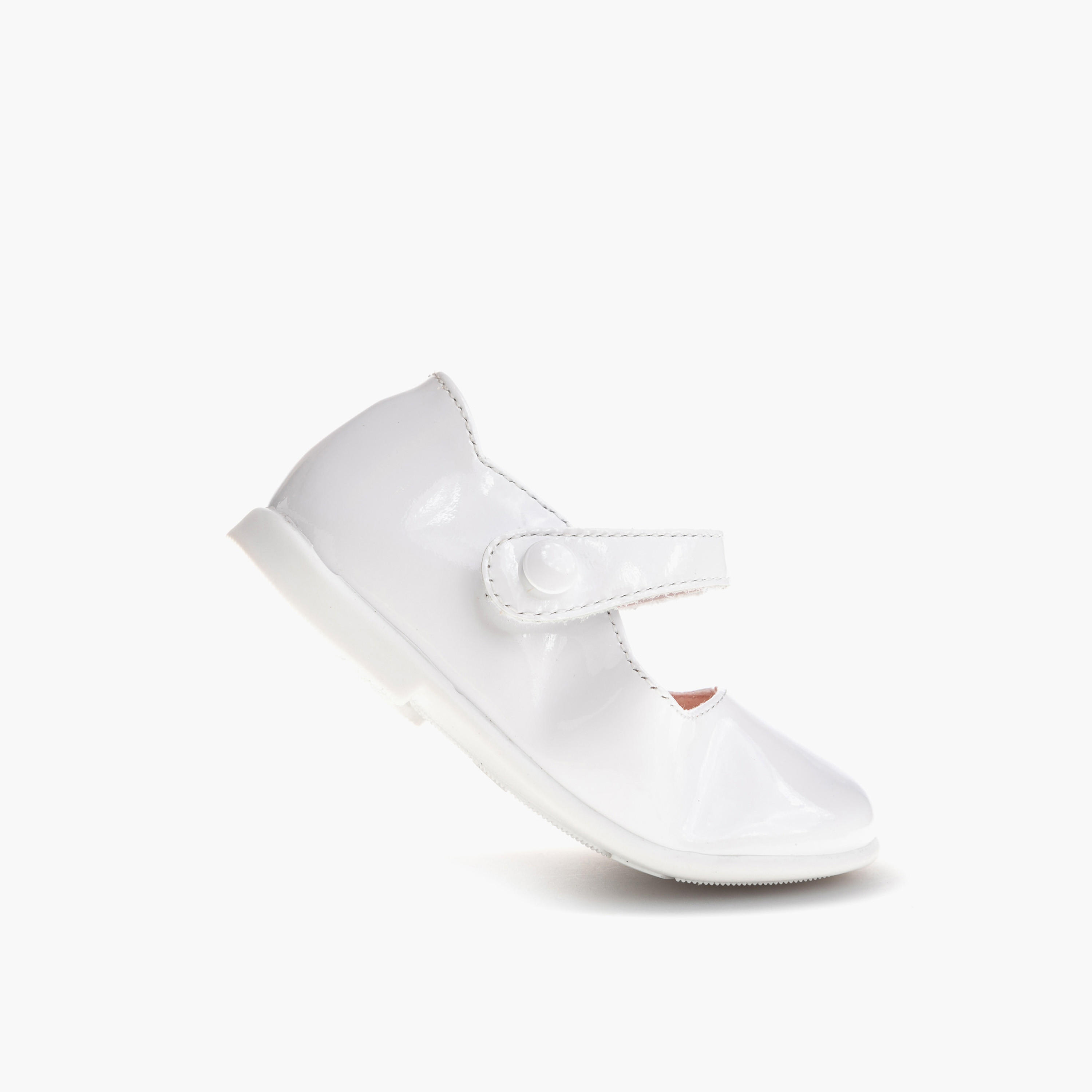 Pablosky Girls' Solid Mary Jane Shoes with Hook and Loop Closure-baby-girls-shoes-closedshoes-image-5