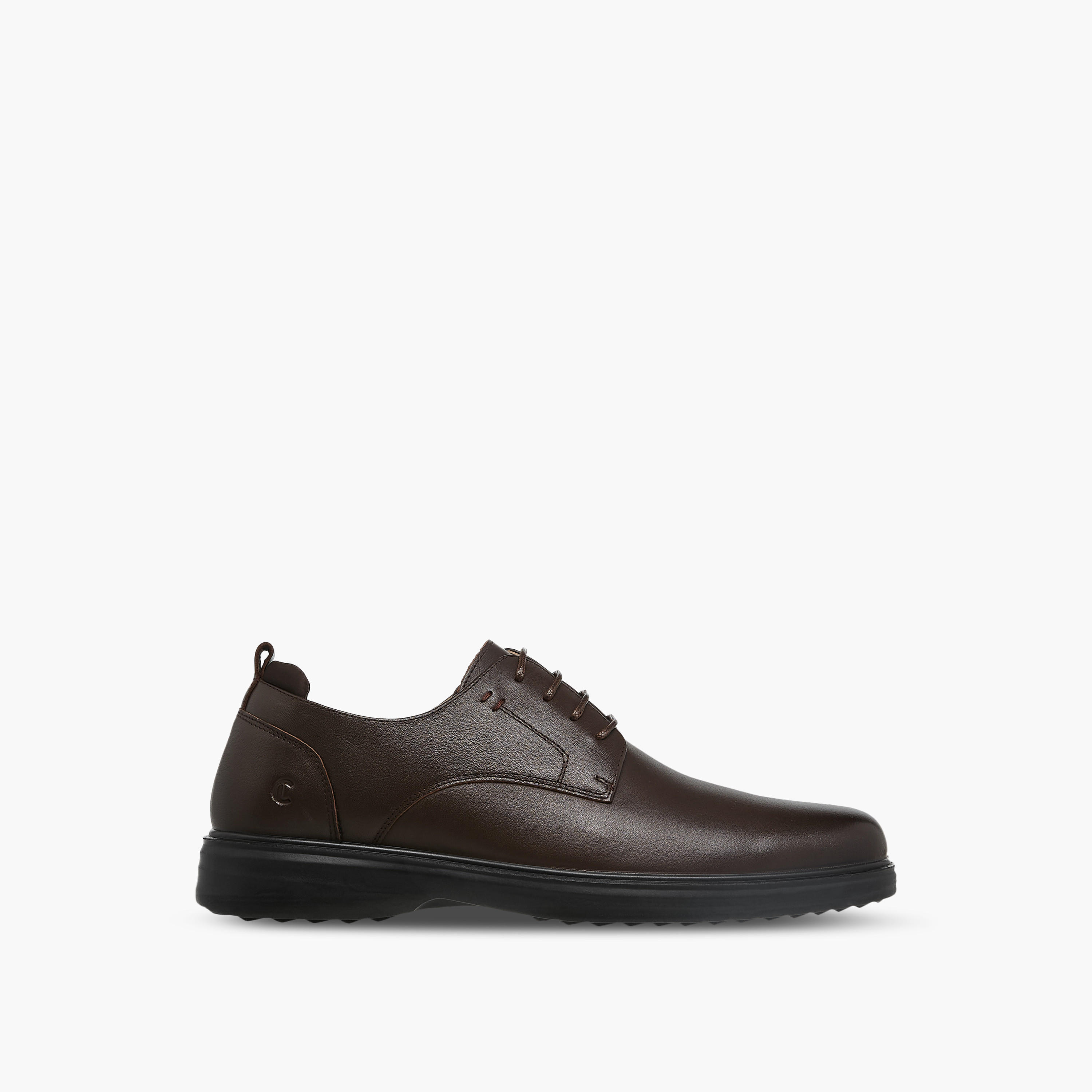 Le Confort Men Solid Lace-Up Leather Derby Shoes-men-shoes-formalshoes-image-3