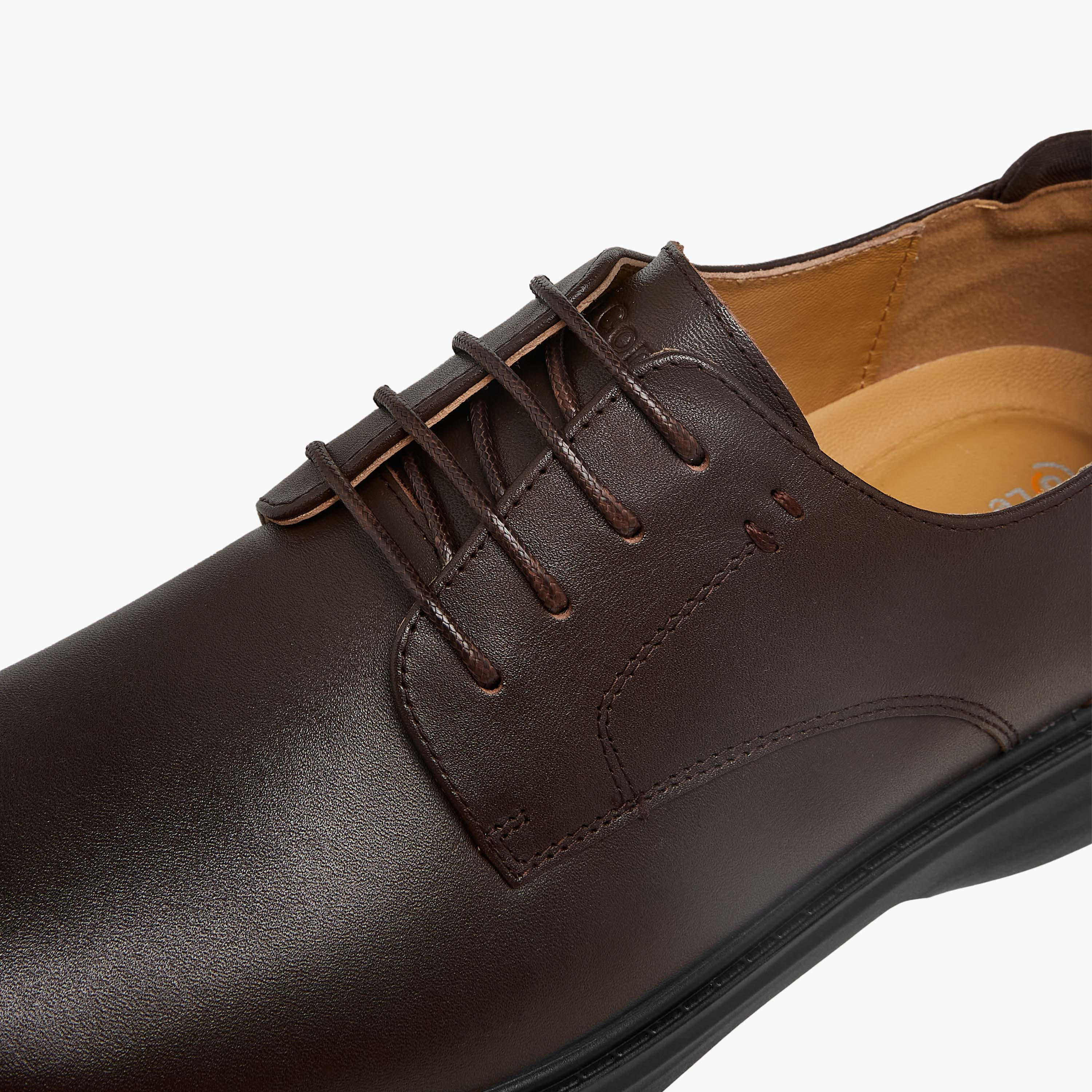 Le Confort Men Solid Lace-Up Leather Derby Shoes-men-shoes-formalshoes-image-4