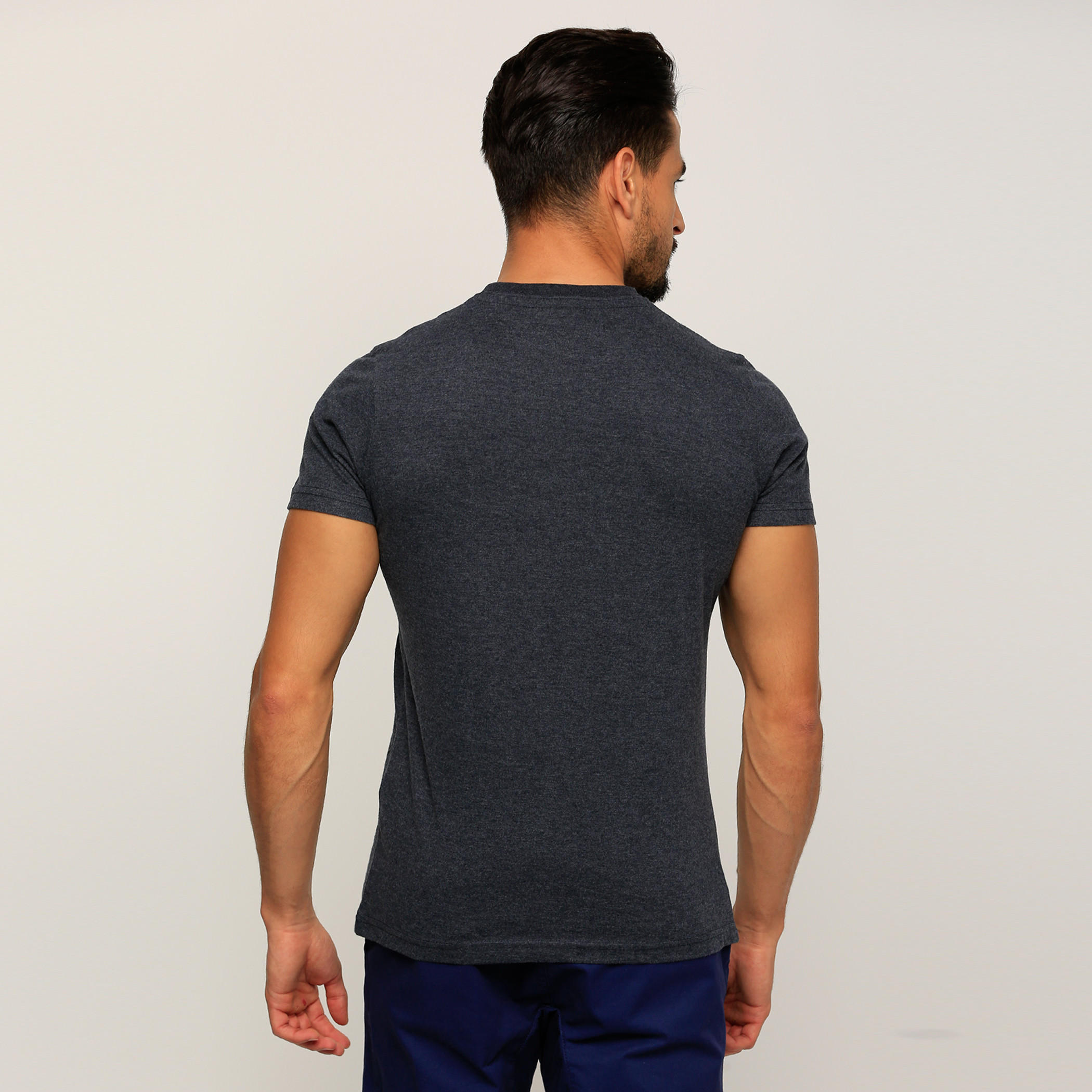 تيشيرت بأكمام قصيرة وياقة مستديرة وطبعات سمايلي وورلد-men-clothing-tshirtsandpolos-tshirts-image-2