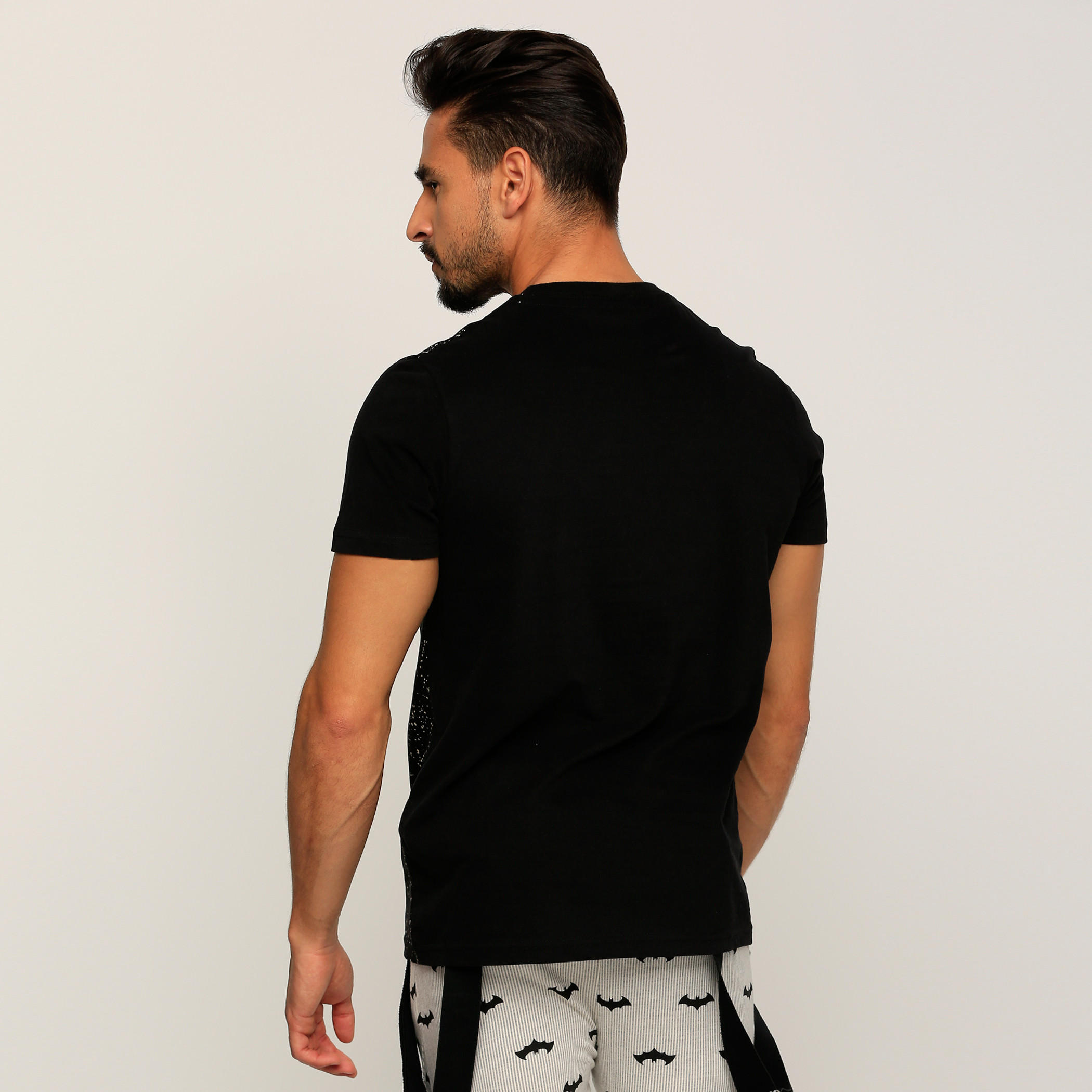 Smiley World Printed T-Shirt with Round Neck and Short Sleeves-men-clothing-tshirtsandpolos-tshirts-image-2