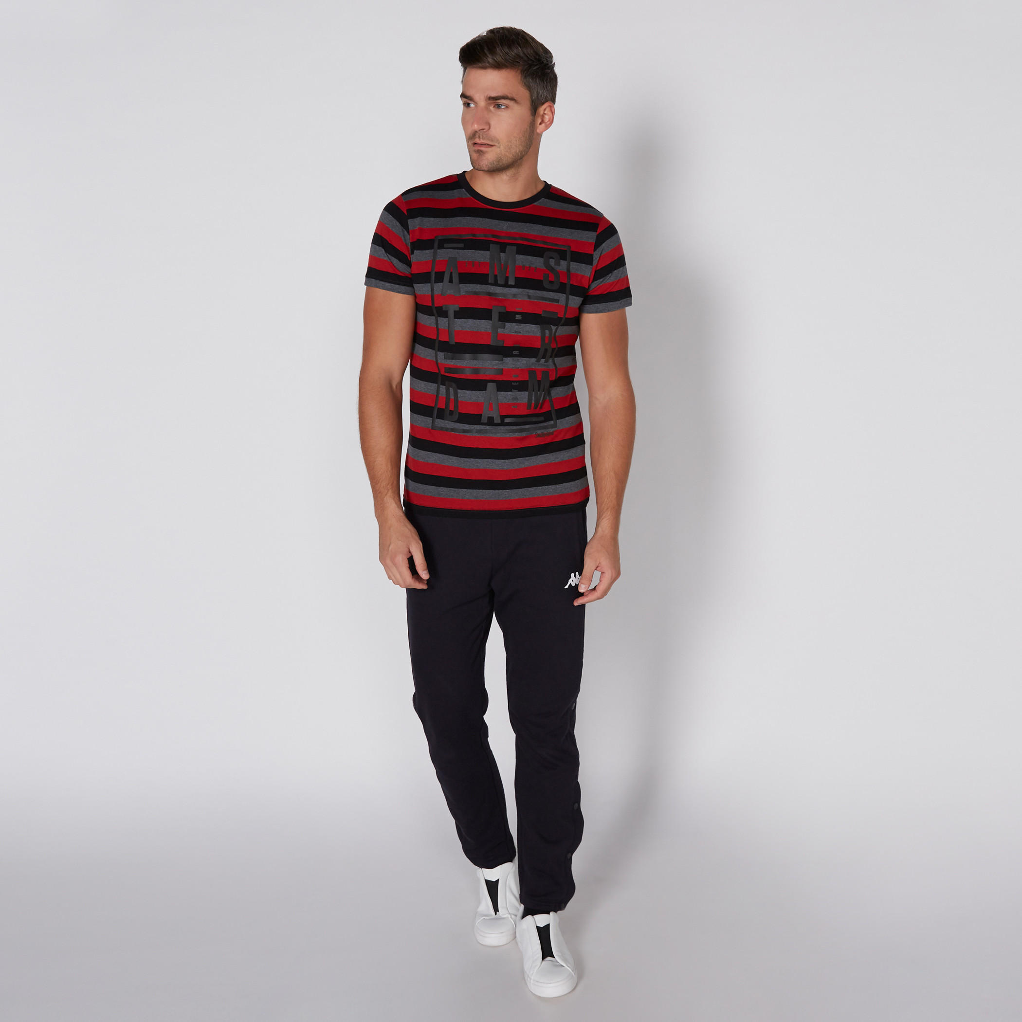 Smiley World Printed T-Shirt with Round Neck and Short Sleeves-men-clothing-tshirtsandpolos-tshirts-image-2