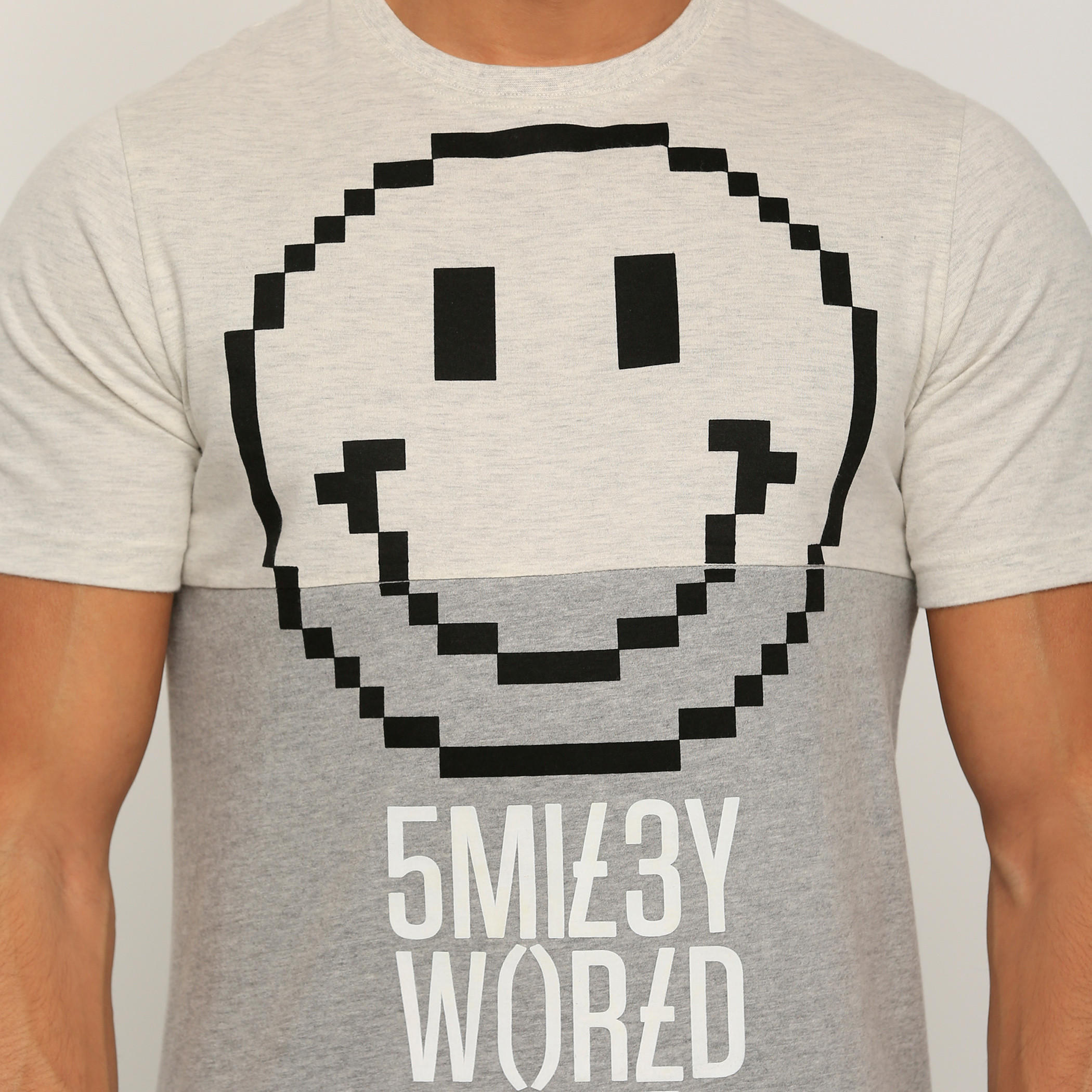 Smiley World Printed T-Shirt with Round Neck and Short Sleeves-men-clothing-tshirtsandpolos-tshirts-image-4