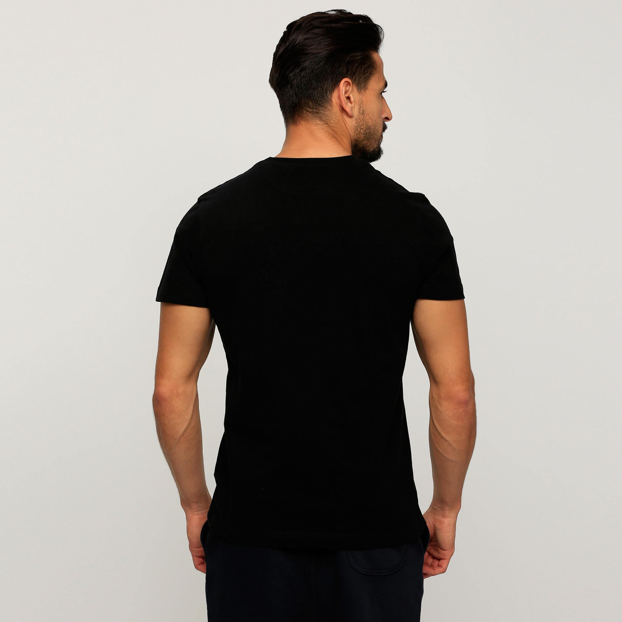 تيشيرت بياقة ضيّقة وأكمام قصيرة وطبعات سمايلي وورلد-men-clothing-tshirtsandpolos-tshirts-image-2