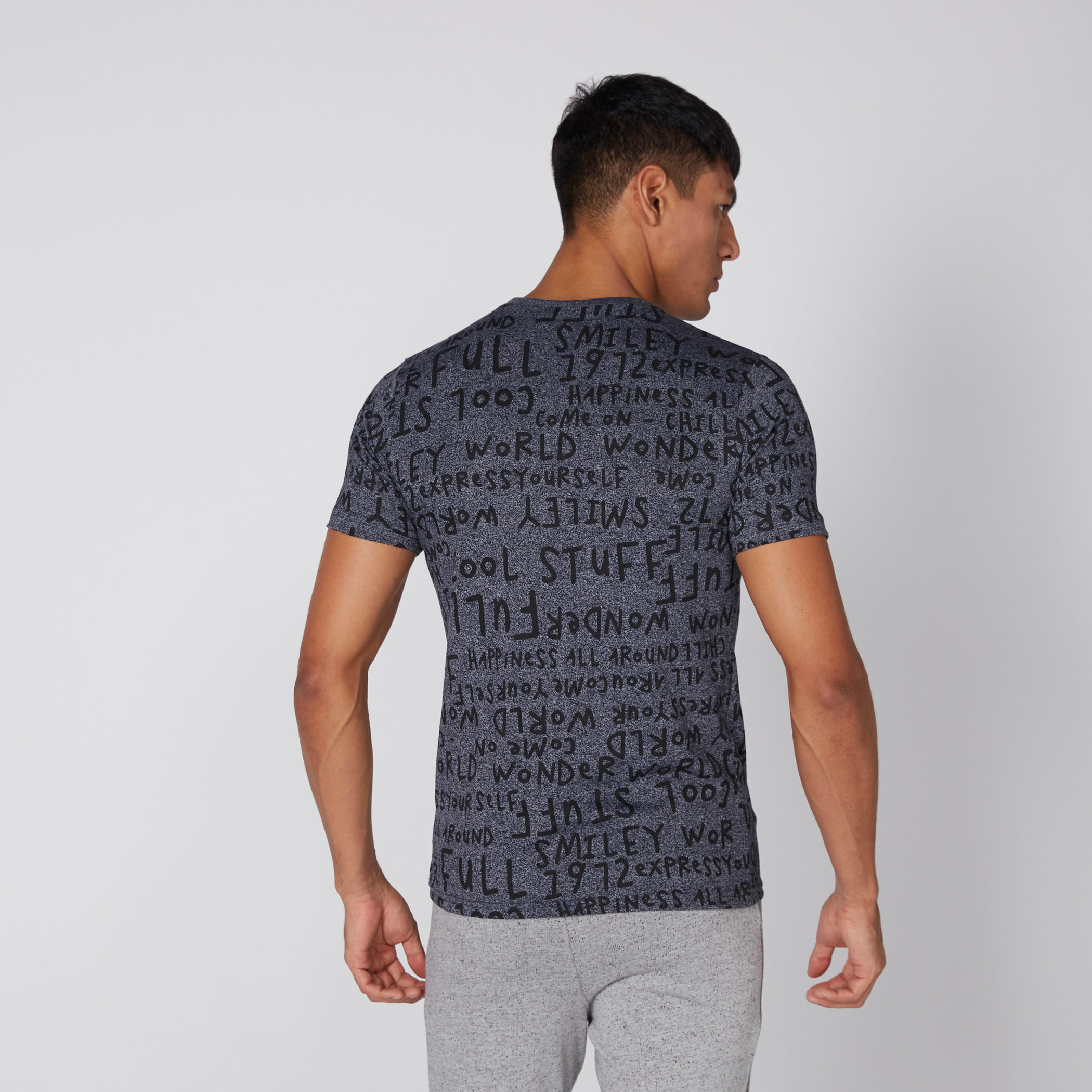 Smiley World Printed T-Shirt with Short Sleeves-men-clothing-tshirtsandpolos-tshirts-image-4