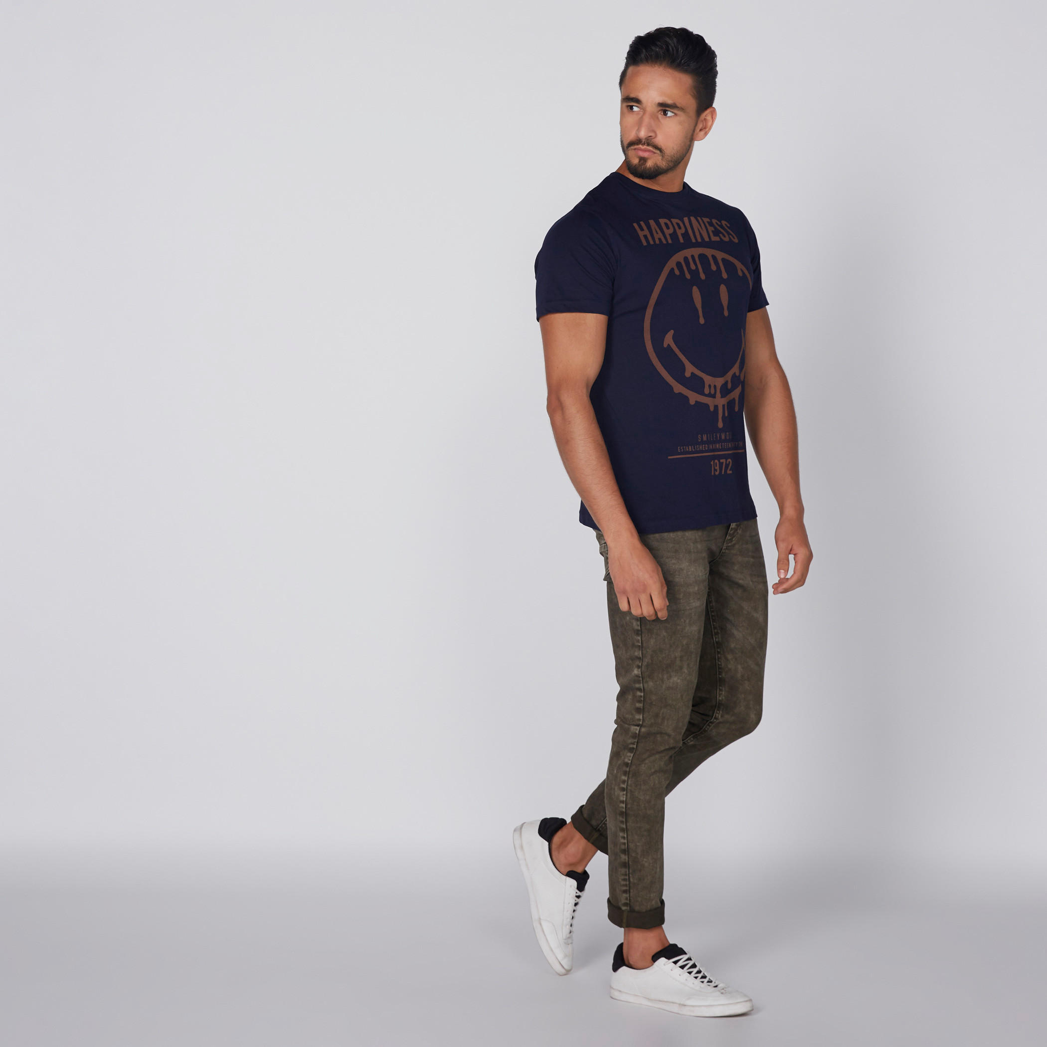 Smiley World Printed T-Shirt with Short Sleeves-men-clothing-tshirtsandpolos-tshirts-image-3