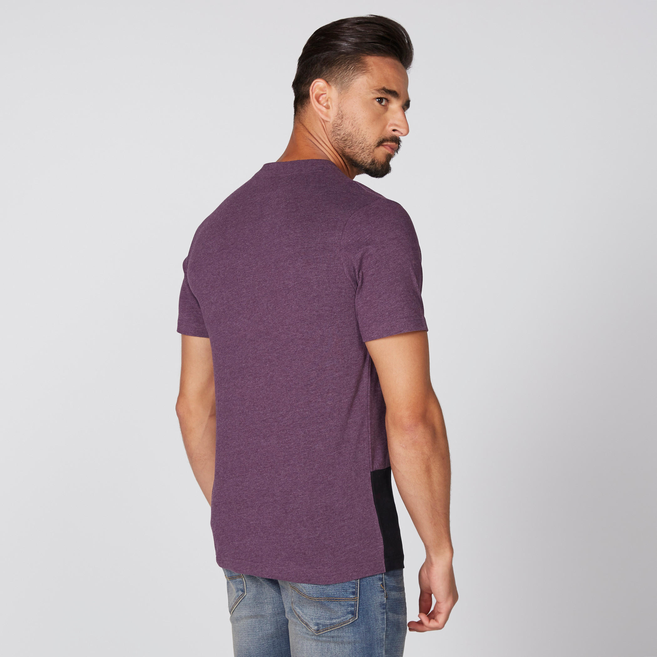 تيشيرت بياقة مستديرة وأكمام قصيرة مع طبعات سمايلي وورلد-men-clothing-tshirtsandpolos-tshirts-image-4