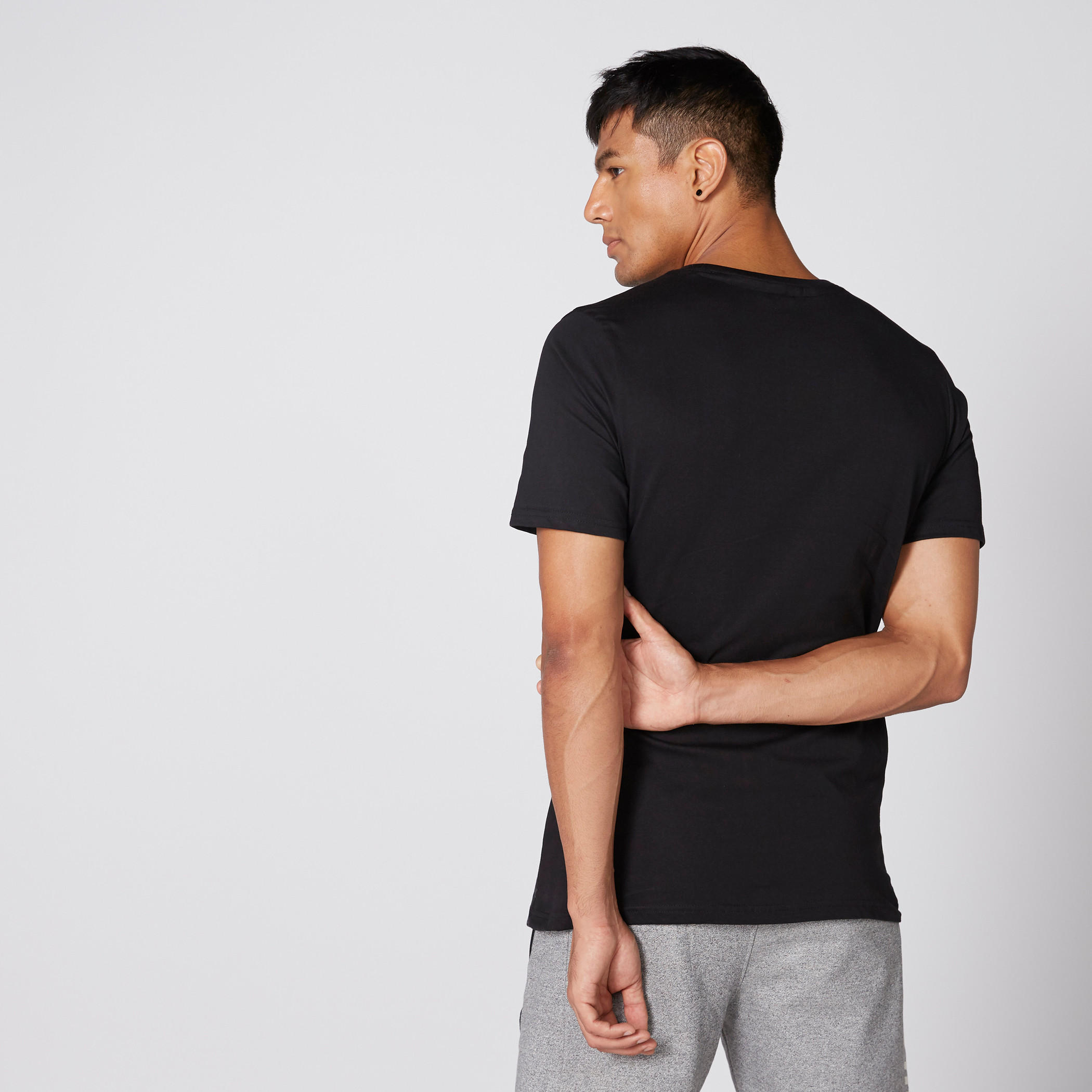 تيشيرت بياقة مستديرة وأكمام قصيرة وطبعات سمايلي وورلد-men-clothing-tshirtsandpolos-tshirts-image-2
