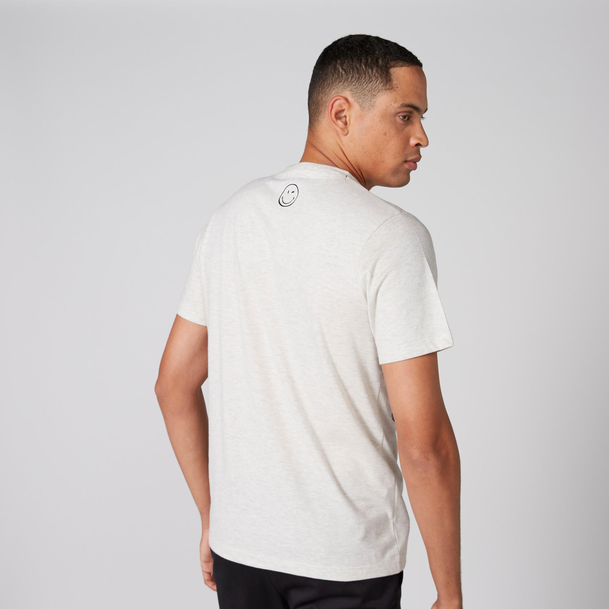 Smiley World Printed T-Shirt with Round Neck and Short Sleeves-men-clothing-tshirtsandpolos-tshirts-image-2