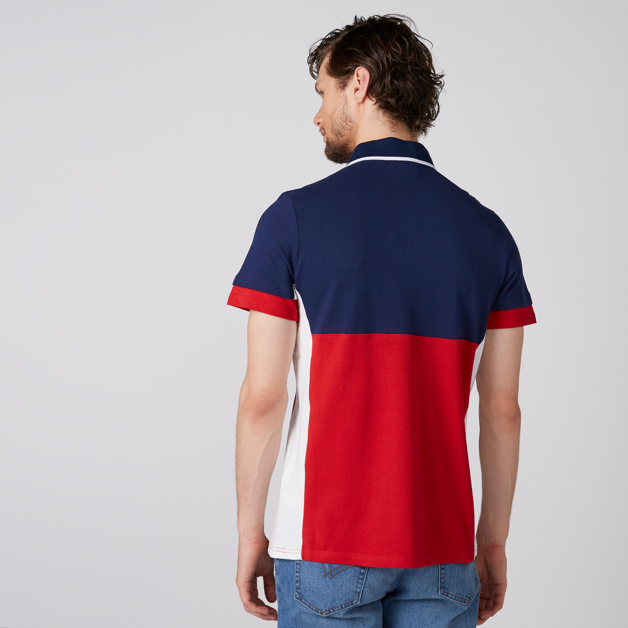 تيشيرت بياقة بولو وأكمام قصيرة وطبعات سمايلي وورلد-men-clothing-tshirtsandpolos-polos-image-2