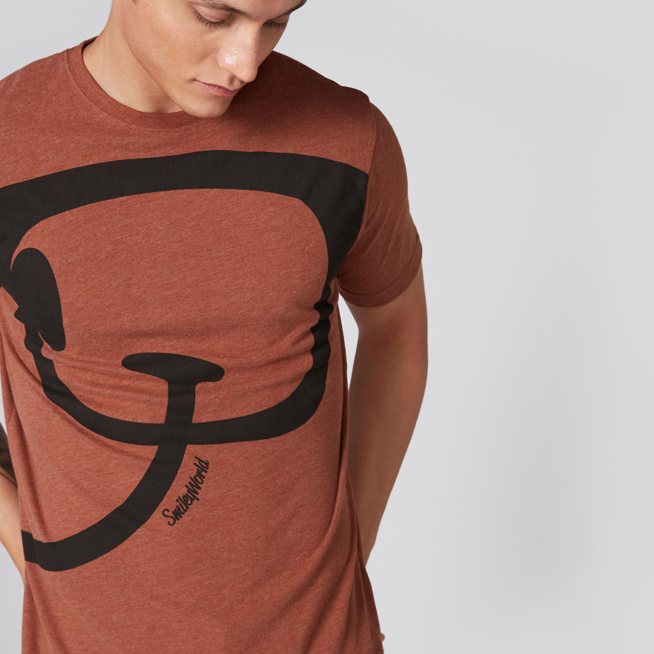 Smiley World Printed T-Shirt with Crew Neck and Short Sleeves-men-clothing-tshirtsandpolos-tshirts-image-4