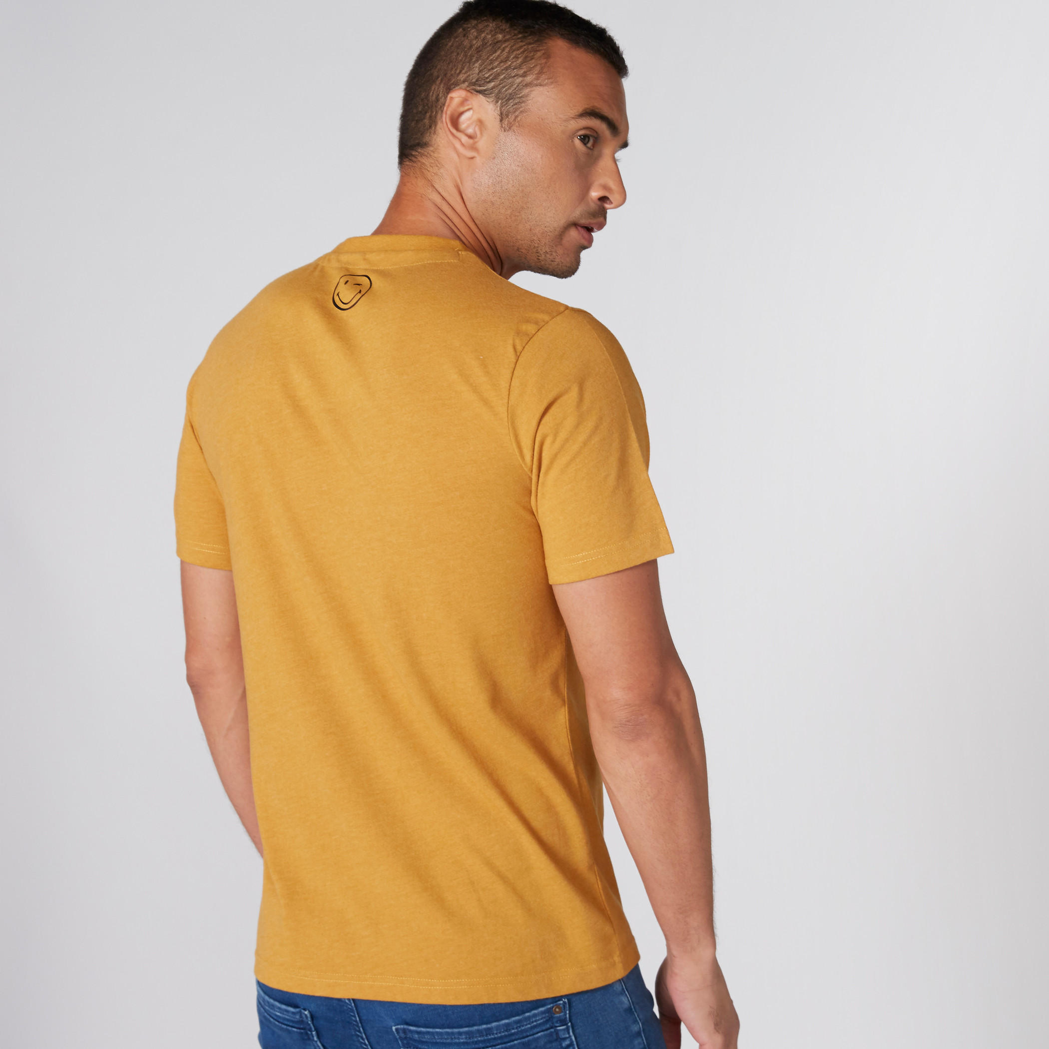Smiley World Printed T-Shirt with Crew Neck and Short Sleeves-men-clothing-tshirtsandpolos-tshirts-image-2
