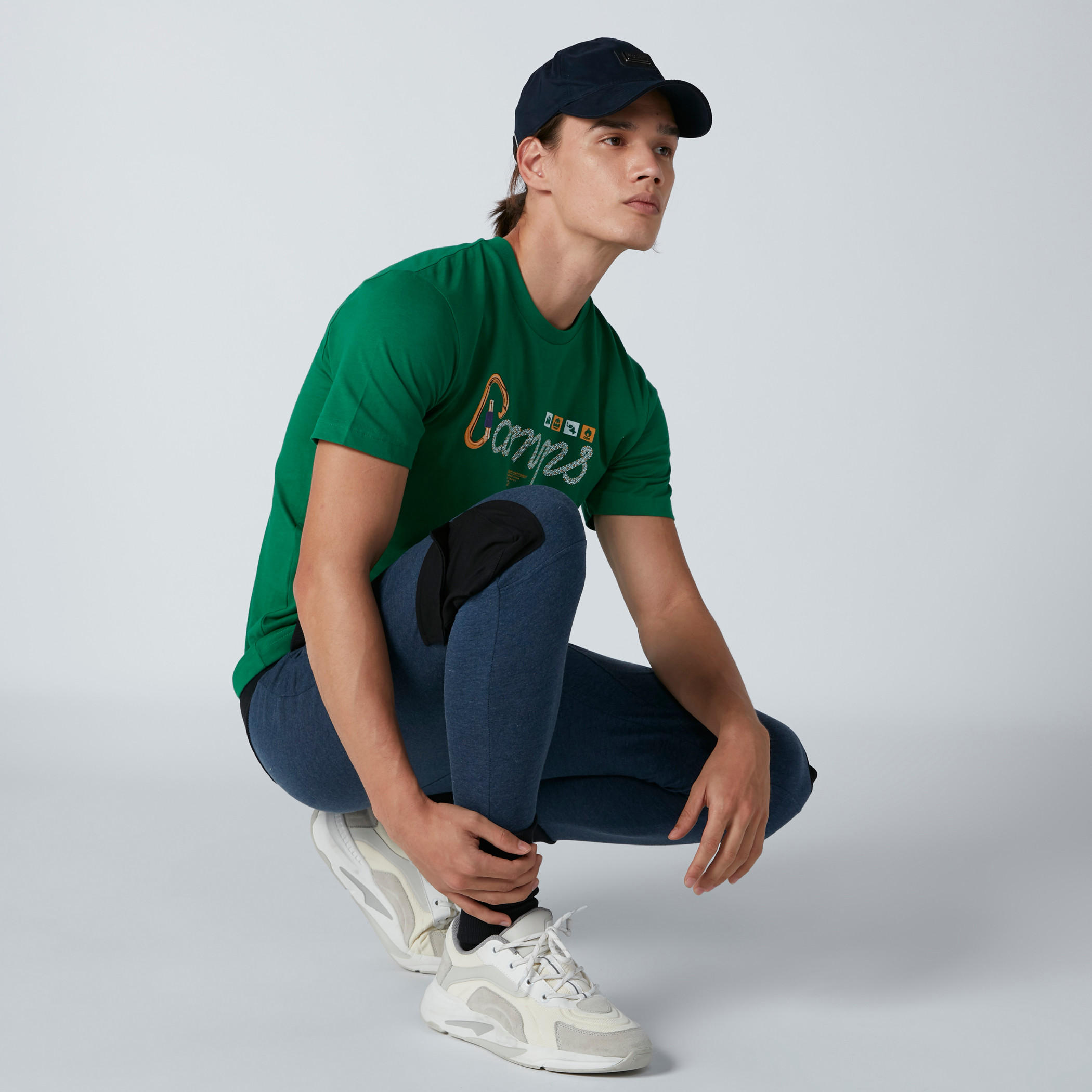بنطال رياضي بأساور واسعة وجيوب وطبعات سمايلي وورلد-men-clothing-bottoms-joggers-image-2