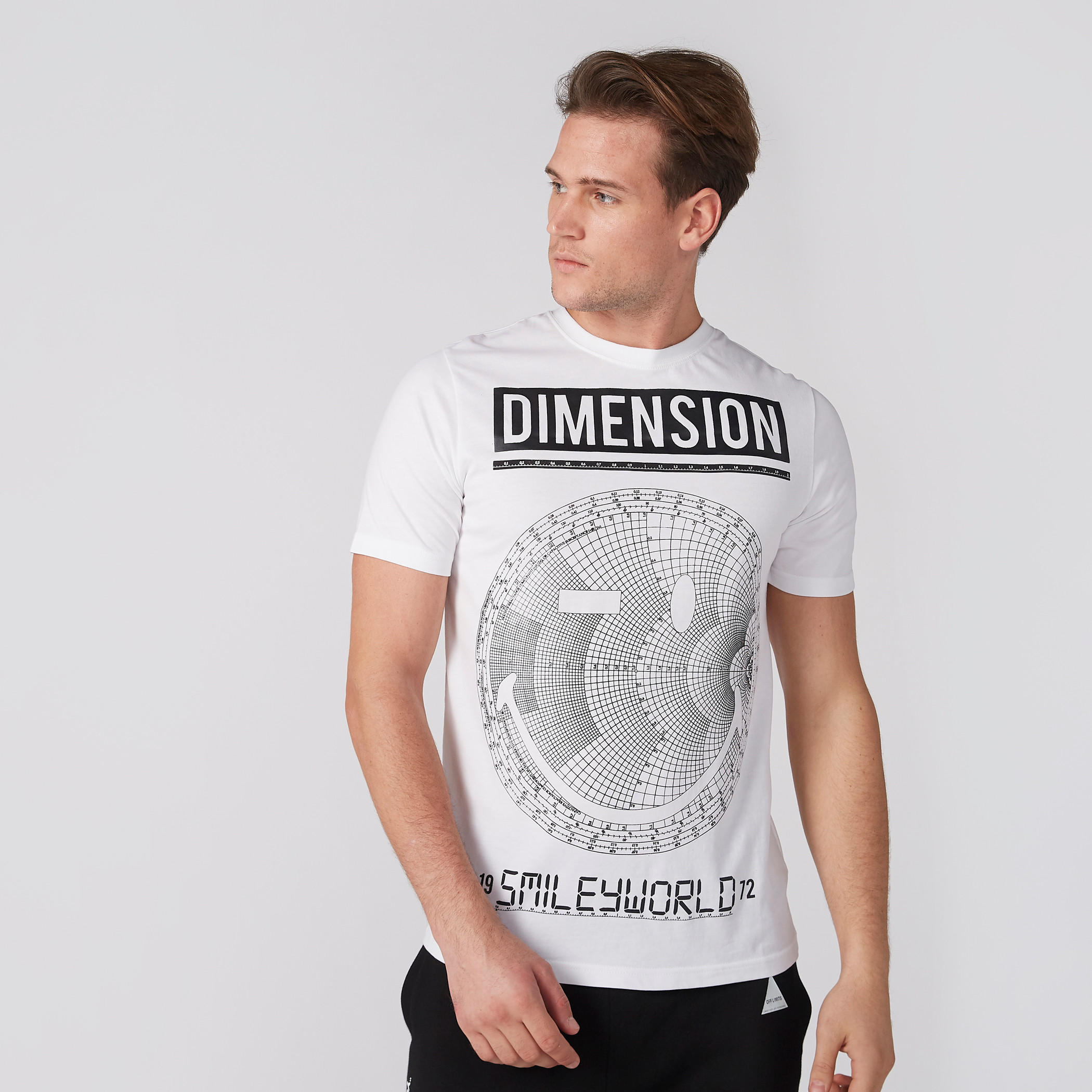 Smiley World Printed T-Shirt with Crew Neck and Short Sleeves-men-clothing-tshirtsandpolos-tshirts-image-2