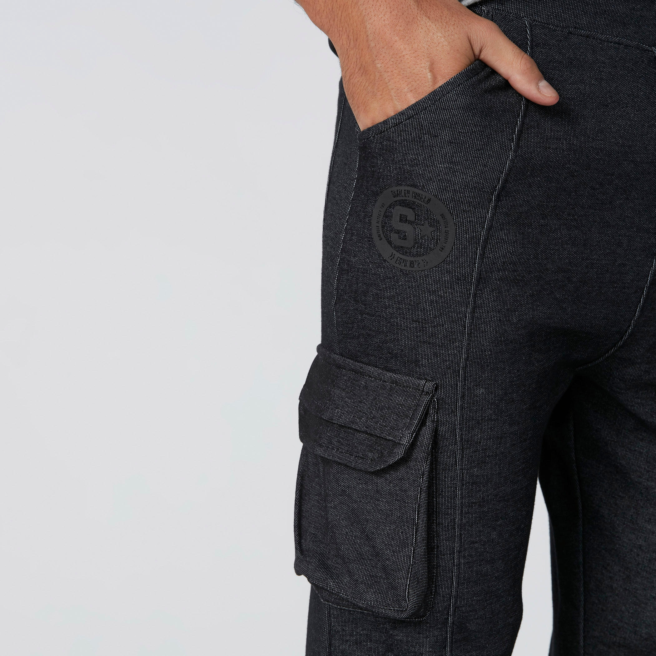 Smiley World Printed Jog Pants with Pocket Detail and Wide Cuffs-men-clothing-bottoms-trousersandchinos-trousers-image-4