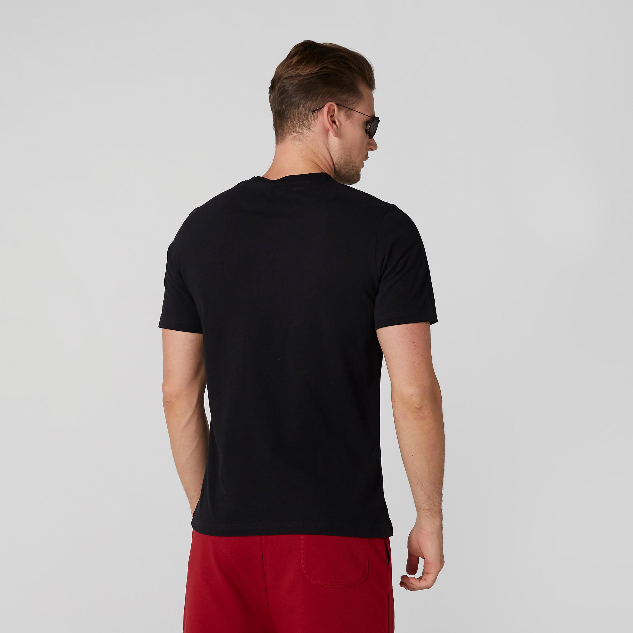 Smiley World Printed T-Shirt with Crew Neck in Slim Fit-men-clothing-tshirtsandpolos-tshirts-image-4