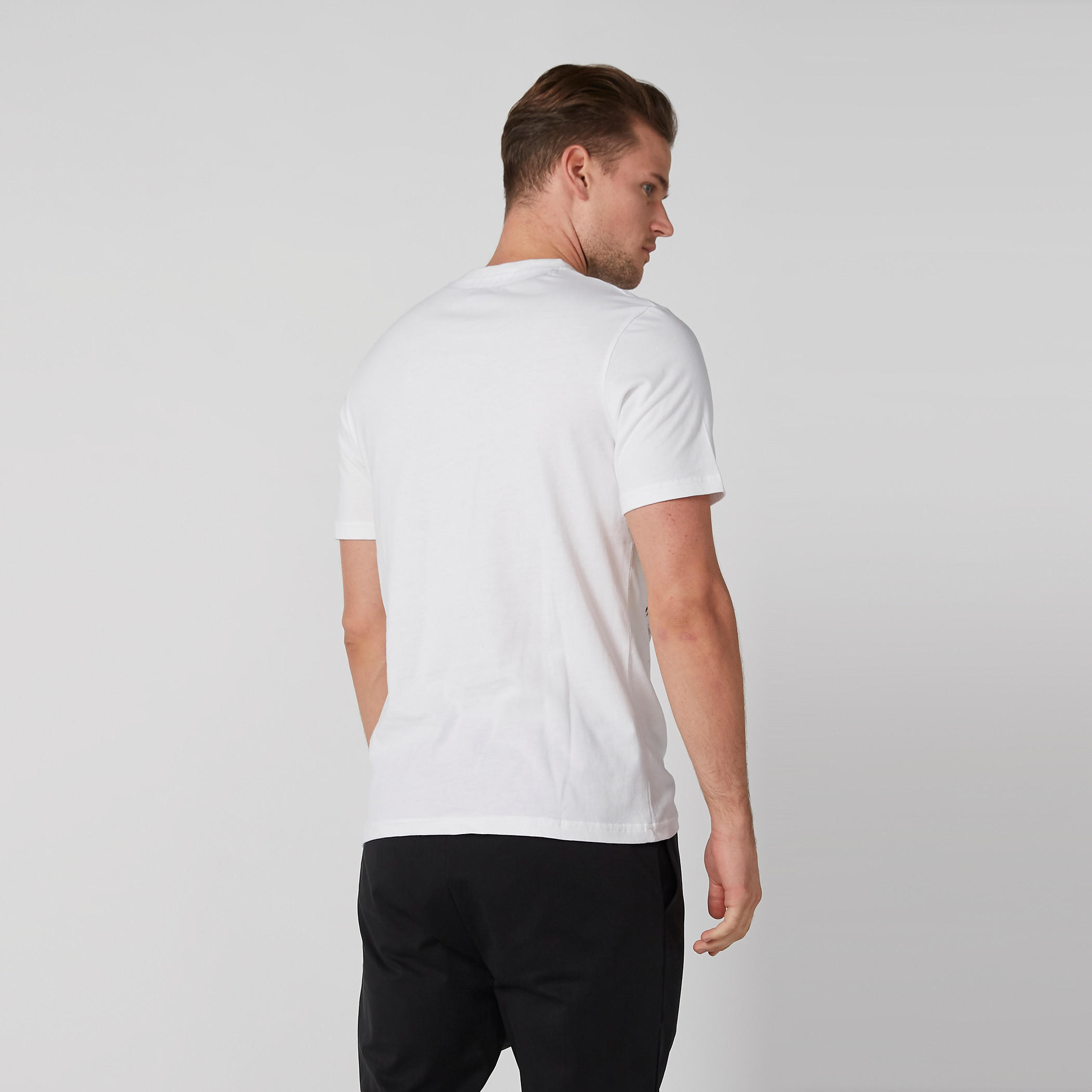 تيشيرت سليم بأكمام قصيرة وطبعات سمايلي وورلد-men-clothing-tshirtsandpolos-tshirts-image-4