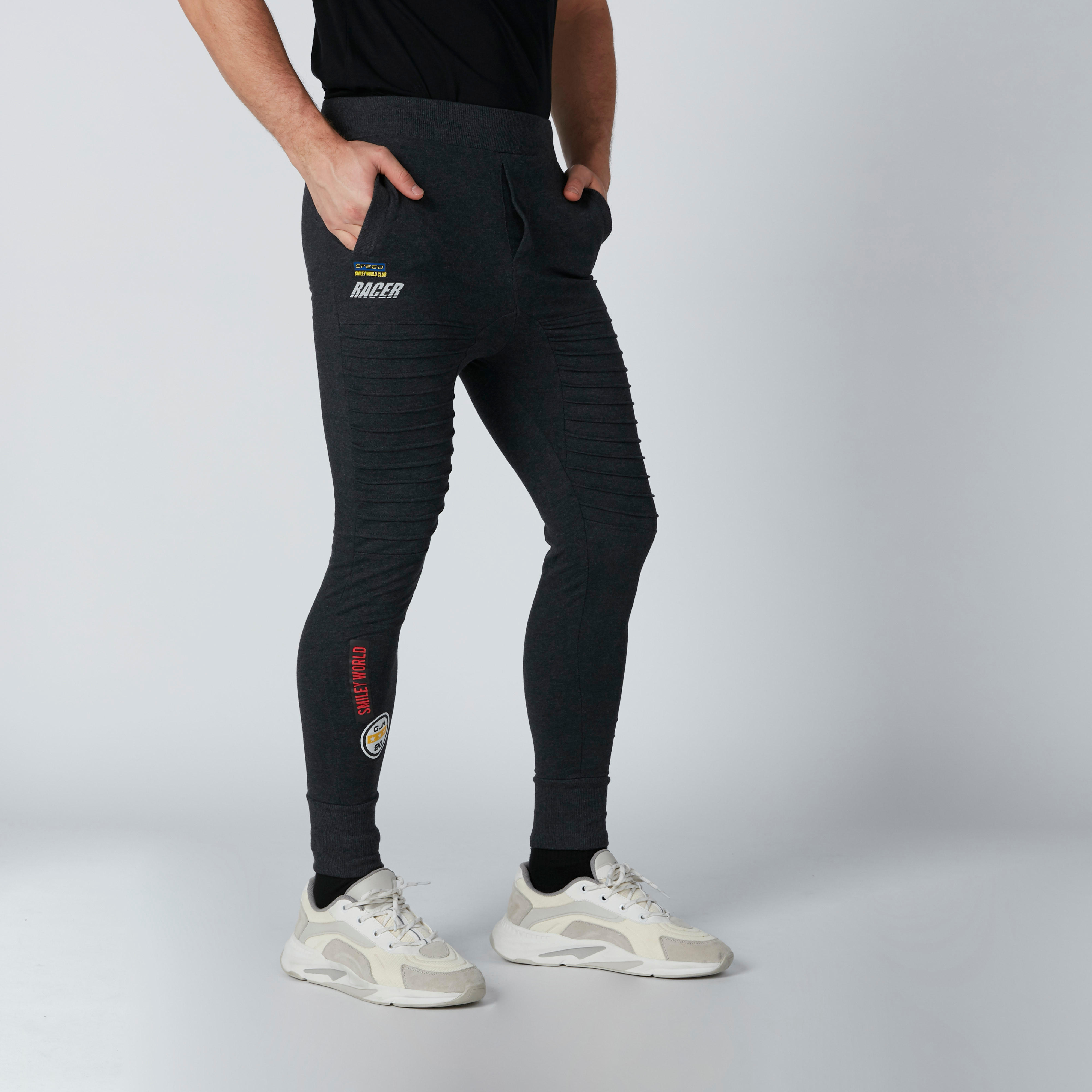 Smiley World Printed Jog Pants in Slim Fit-men-clothing-bottoms-joggers-image-4