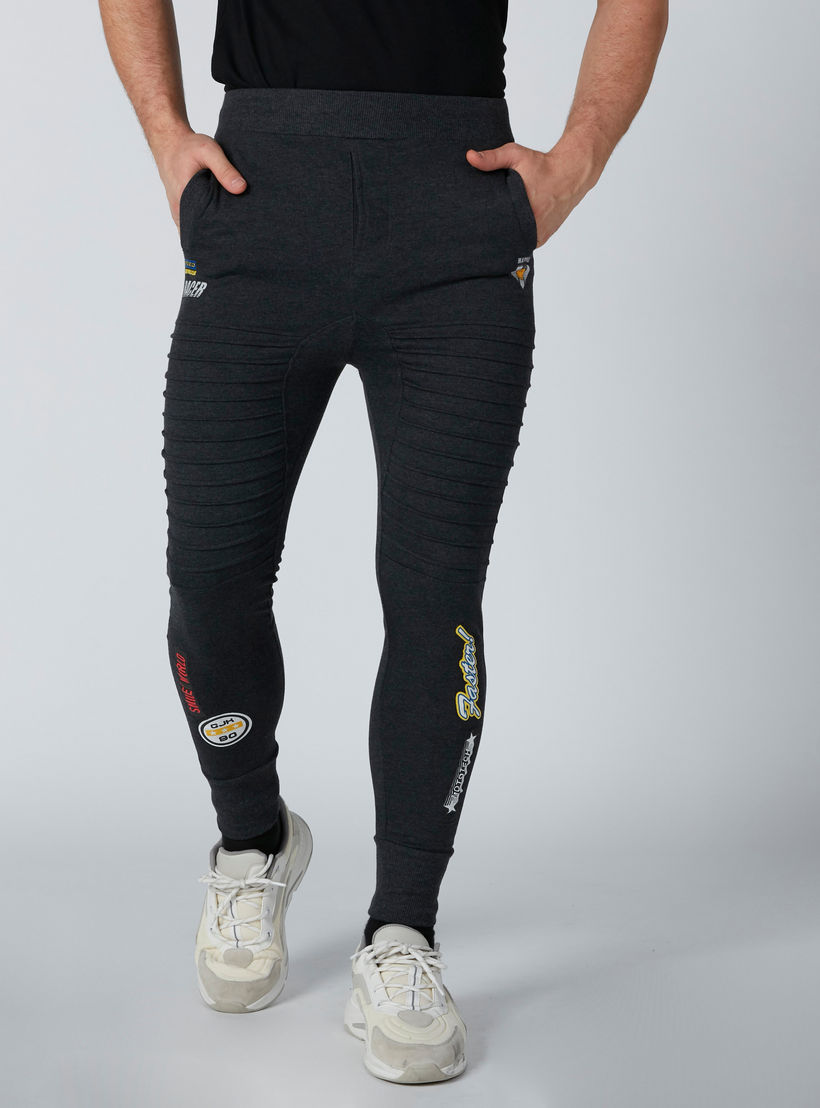 Smiley World Printed Jog Pants in Slim Fit-men-clothing-bottoms-joggers-image-6