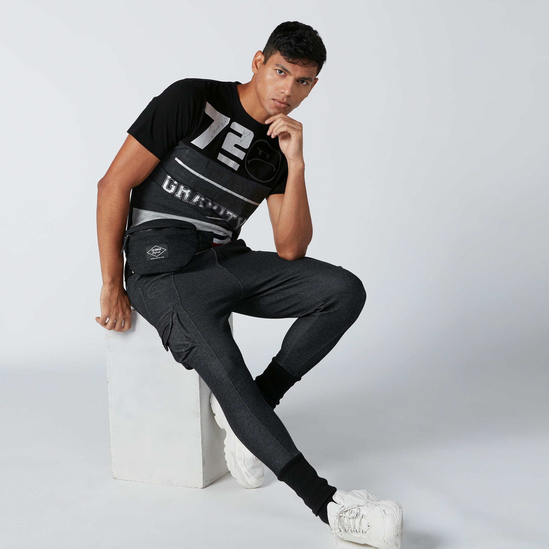 Smiley World Printed T-Shirt with Crew Neck and Short Sleeves-men-clothing-tshirtsandpolos-tshirts-image-4