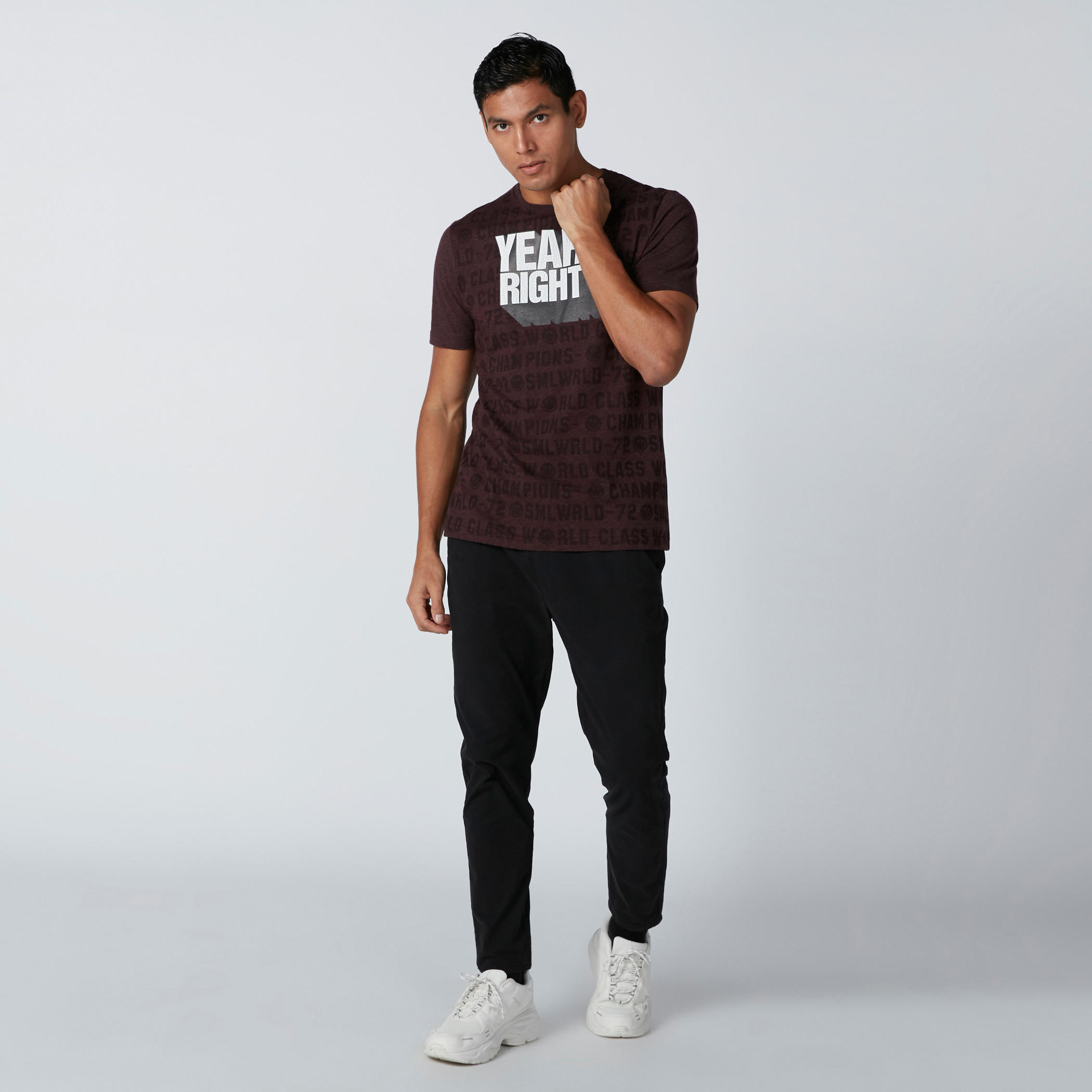 تيشيرت بأكمام قصيرة وطبعات سمايلي وورلد-men-clothing-tshirtsandpolos-tshirts-image-3