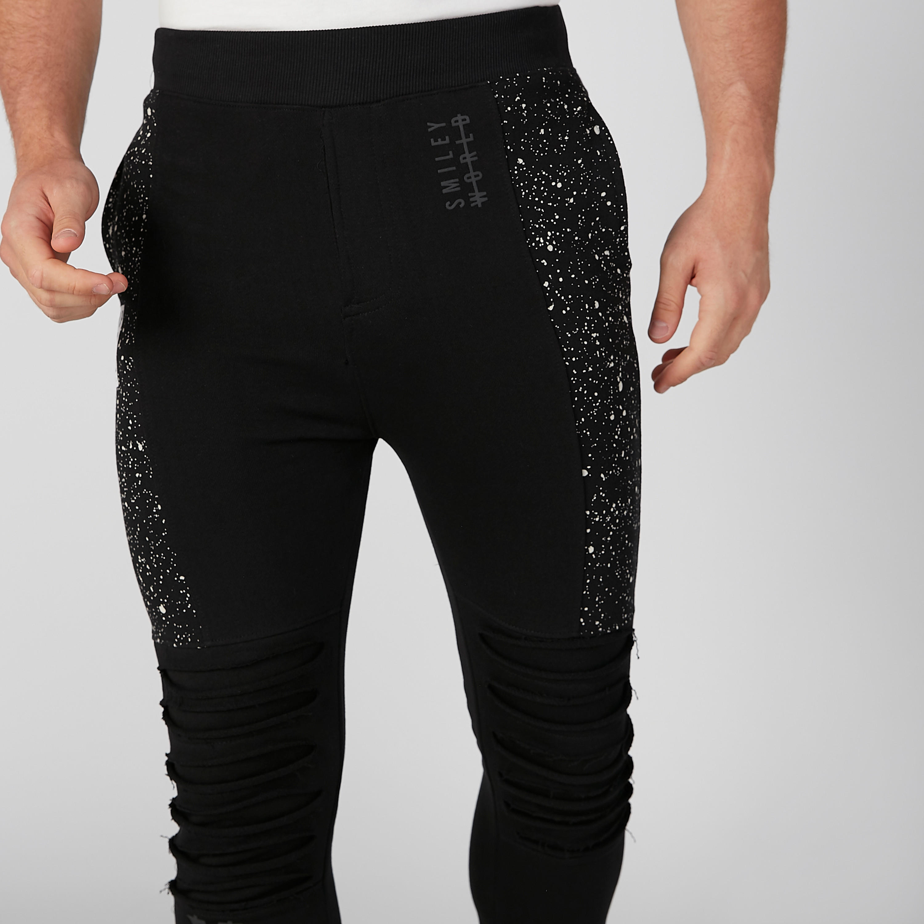 Smiley World Printed Jog Pants with Pocket Detail-men-clothing-bottoms-joggers-image-1