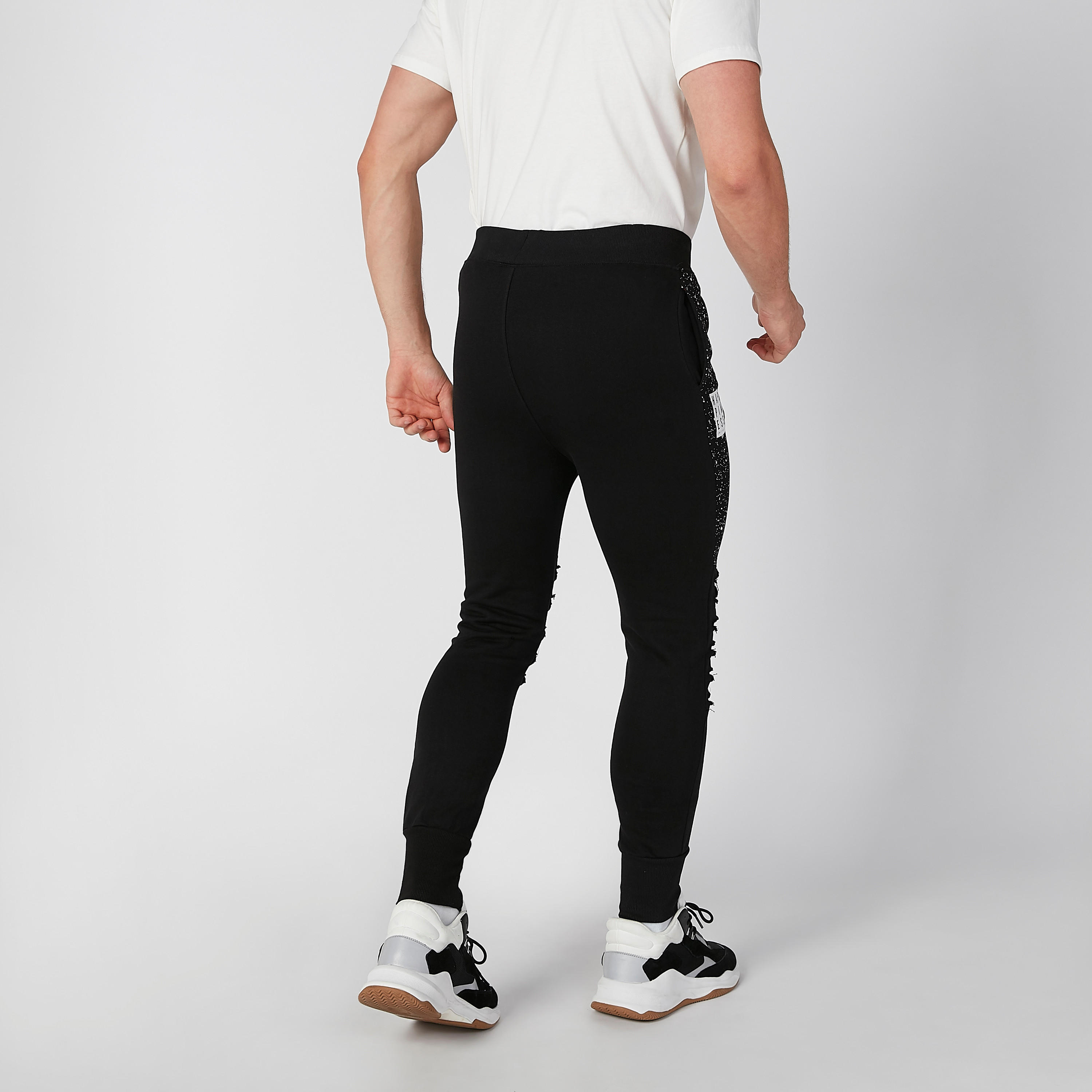 Smiley World Printed Jog Pants with Pocket Detail-men-clothing-bottoms-joggers-image-6