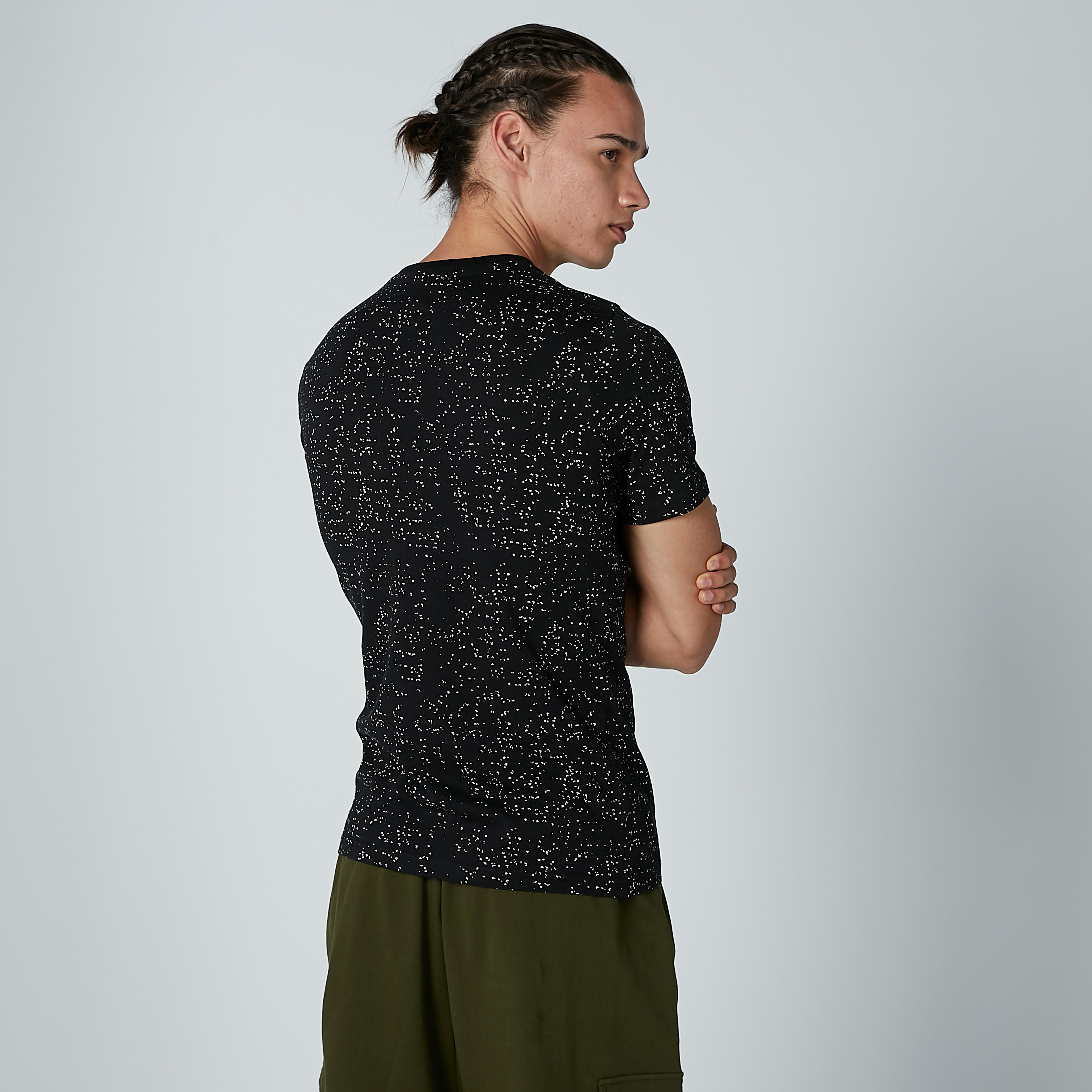 تيشيرت بأكمام قصيرة وياقة مستديرة وطبعات سمايلي وورلد-men-clothing-tshirtsandpolos-tshirts-image-3