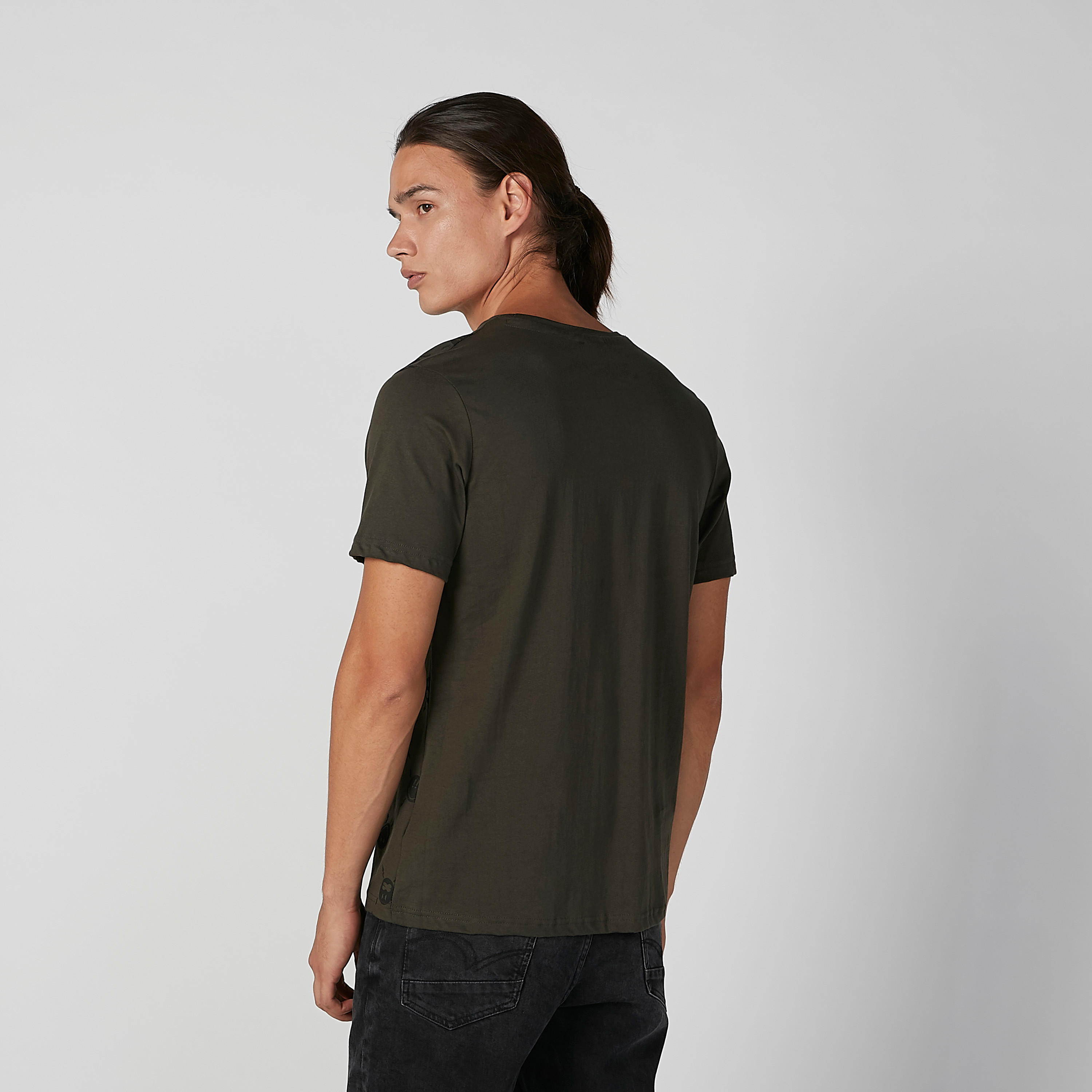 Smiley World Slim Fit Printed T-shirt with Crew Neck and Short Sleeves-men-clothing-tshirtsandpolos-tshirts-image-2