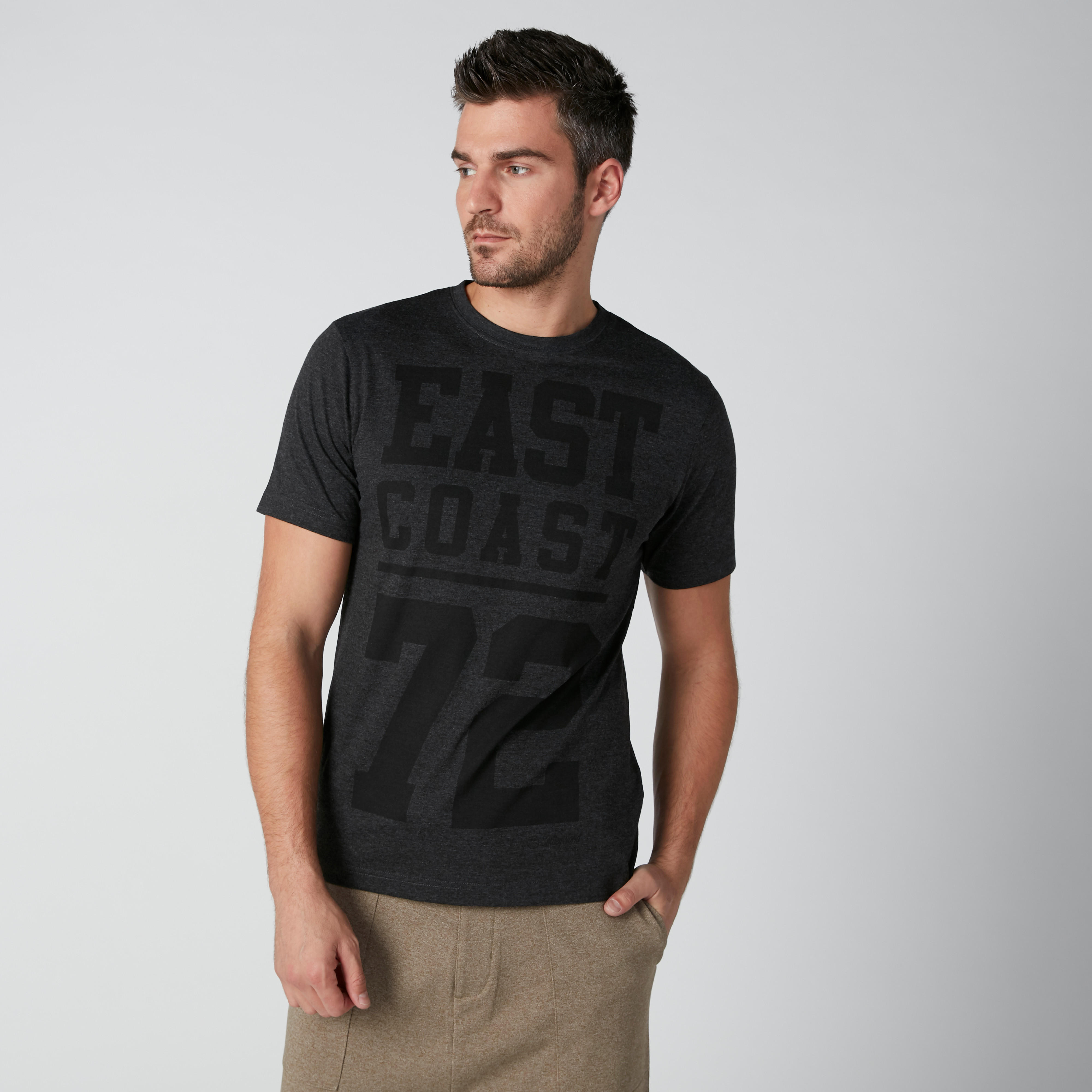 تيشيرت مستدام بأكمام قصيرة وطبعات سمايلي وورلد-men-clothing-tshirtsandpolos-tshirts-image-2