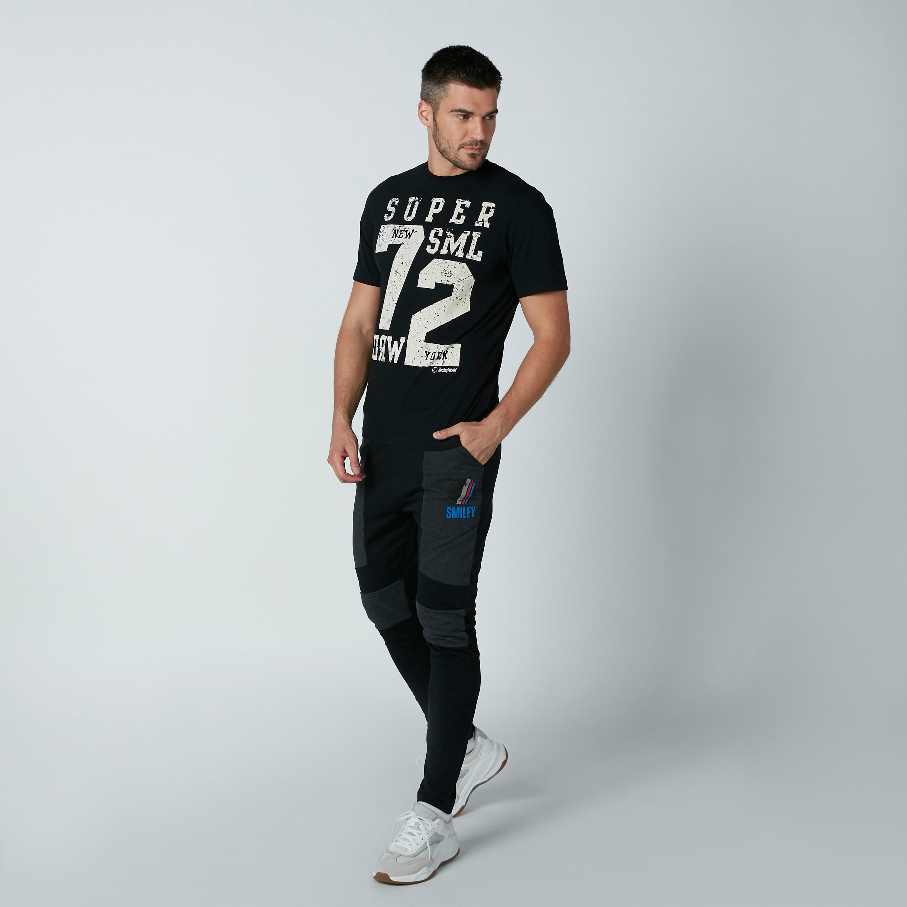 Sustainable Smiley World Printed Slim-Fit Pants-men-clothing-bottoms-trousersandchinos-trousers-image-2