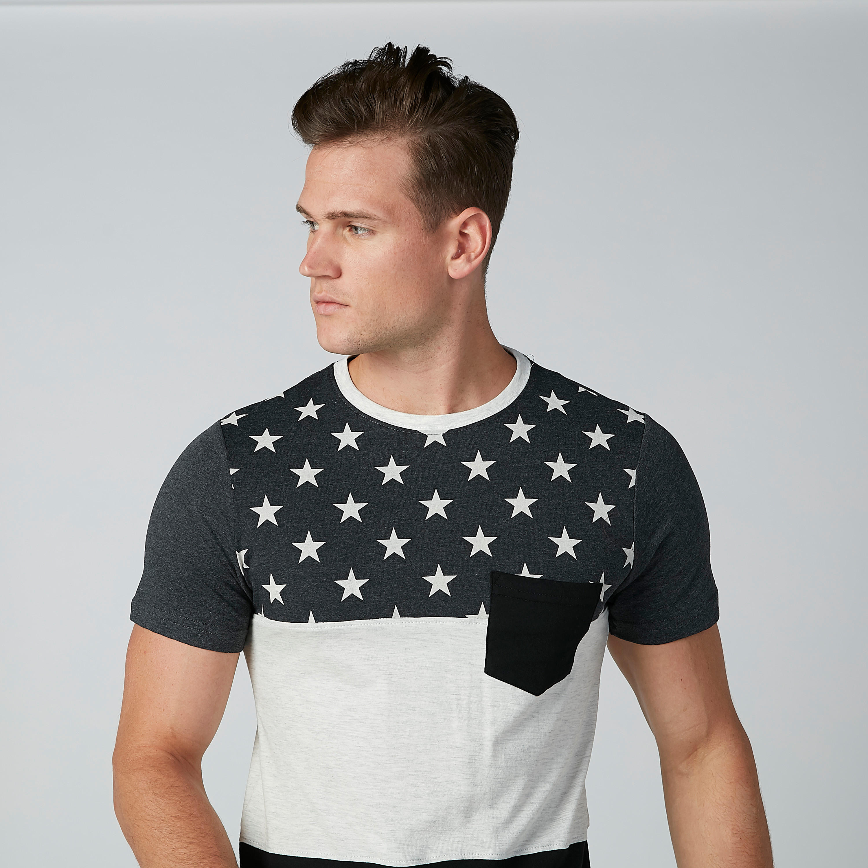 تيشيرت بأكمام قصيرة وياقة مستديرة وطبعات سمايلي وورلد-men-clothing-tshirtsandpolos-tshirts-image-3