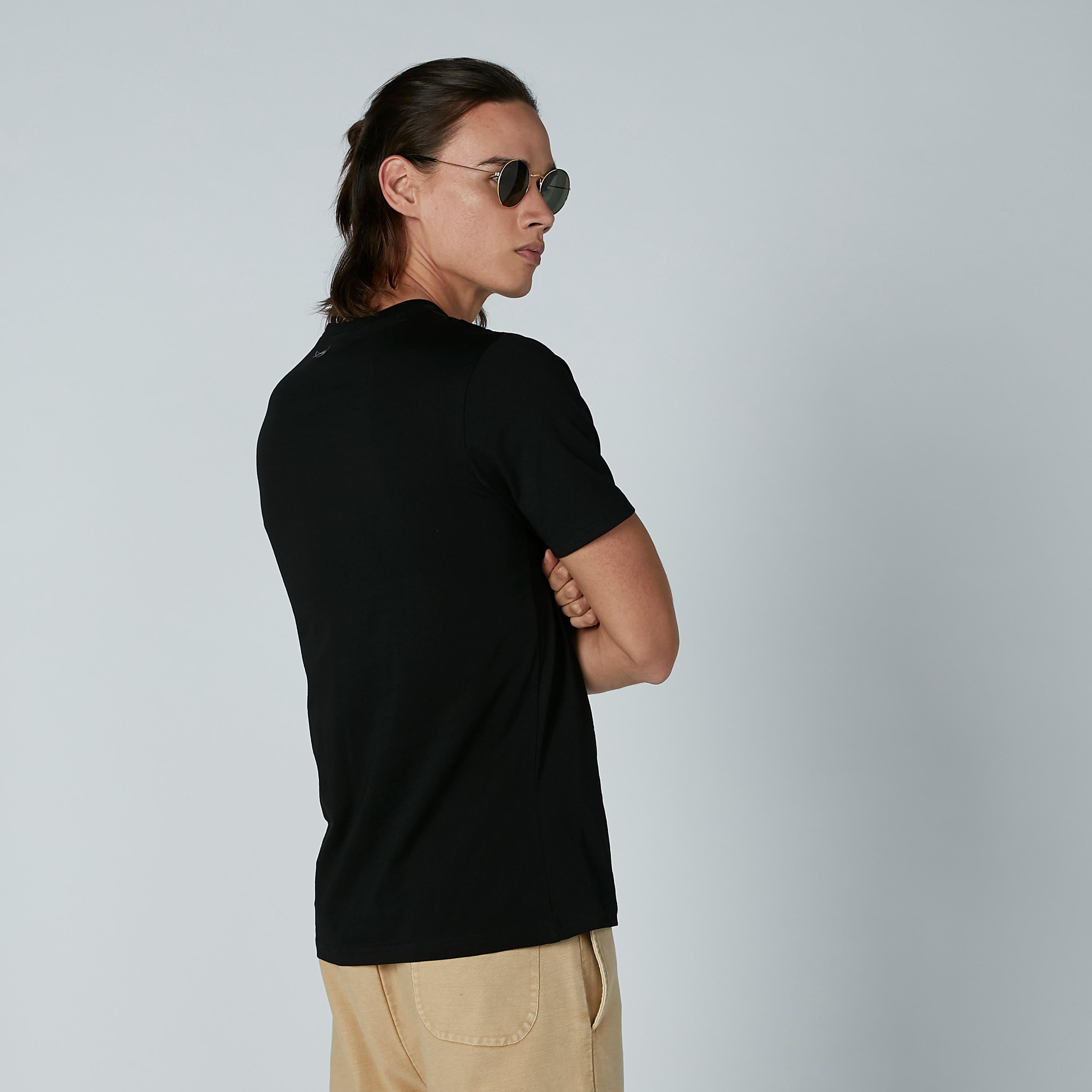 تيشيرت بياقة مستديرة وأكمام قصيرة وطبعات سمايلي وورلد-men-clothing-tshirtsandpolos-tshirts-image-4