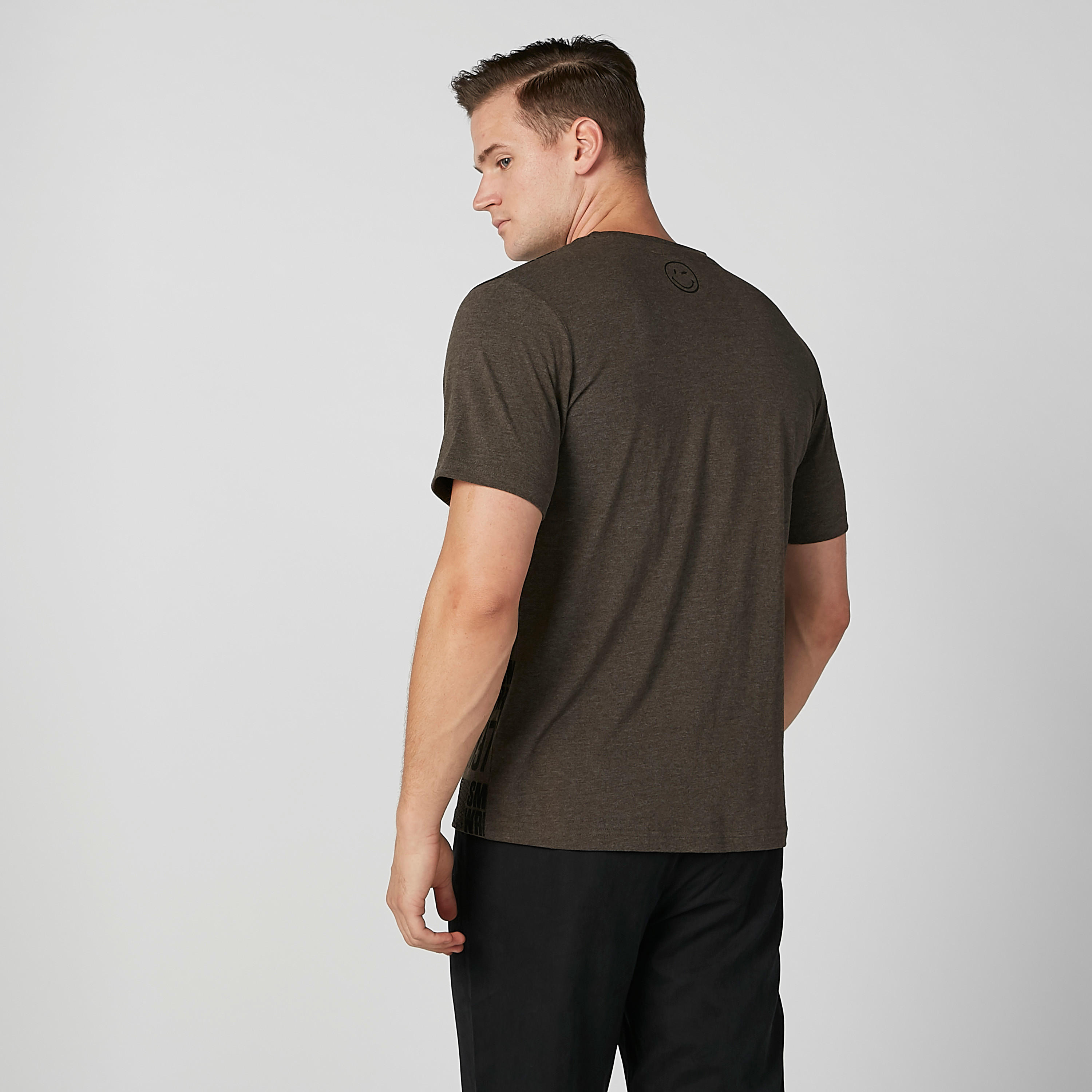 Sustainable Smiley World Printed T-shirt with Crew Neck-men-clothing-tshirtsandpolos-tshirts-image-3