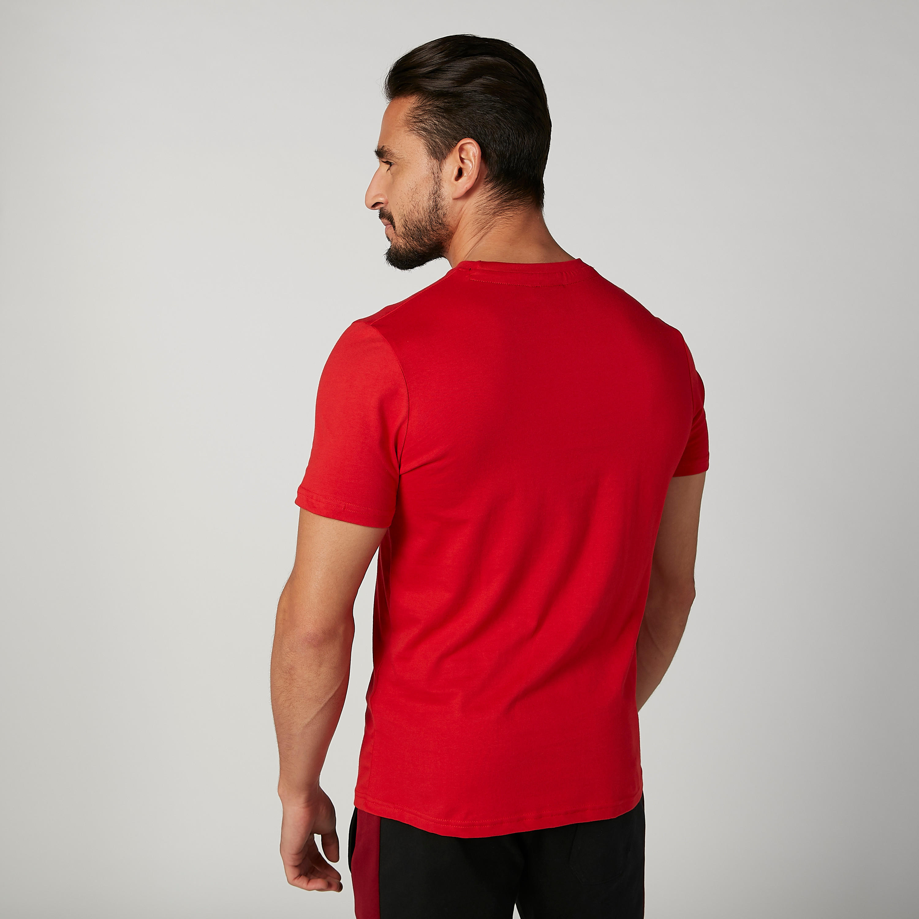 تيشيرت مستدام سليم بياقة ضيّقة وطبعات سمايلي وورلد-men-clothing-tshirtsandpolos-tshirts-image-2