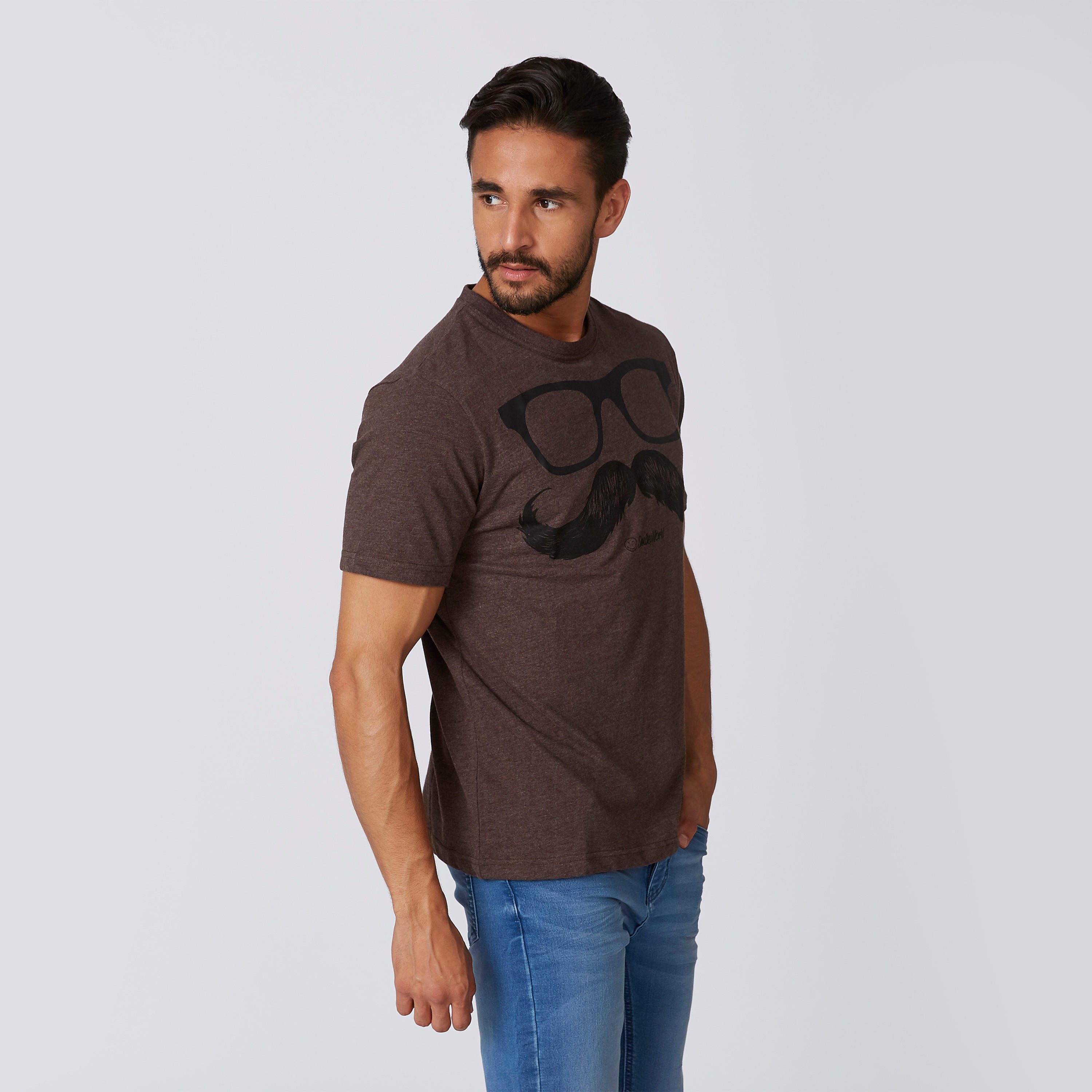 تيشيرت مستدام سليم بياقة ضيّقة وطبعات سمايلي وورلد -men-clothing-tshirtsandpolos-tshirts-image-4