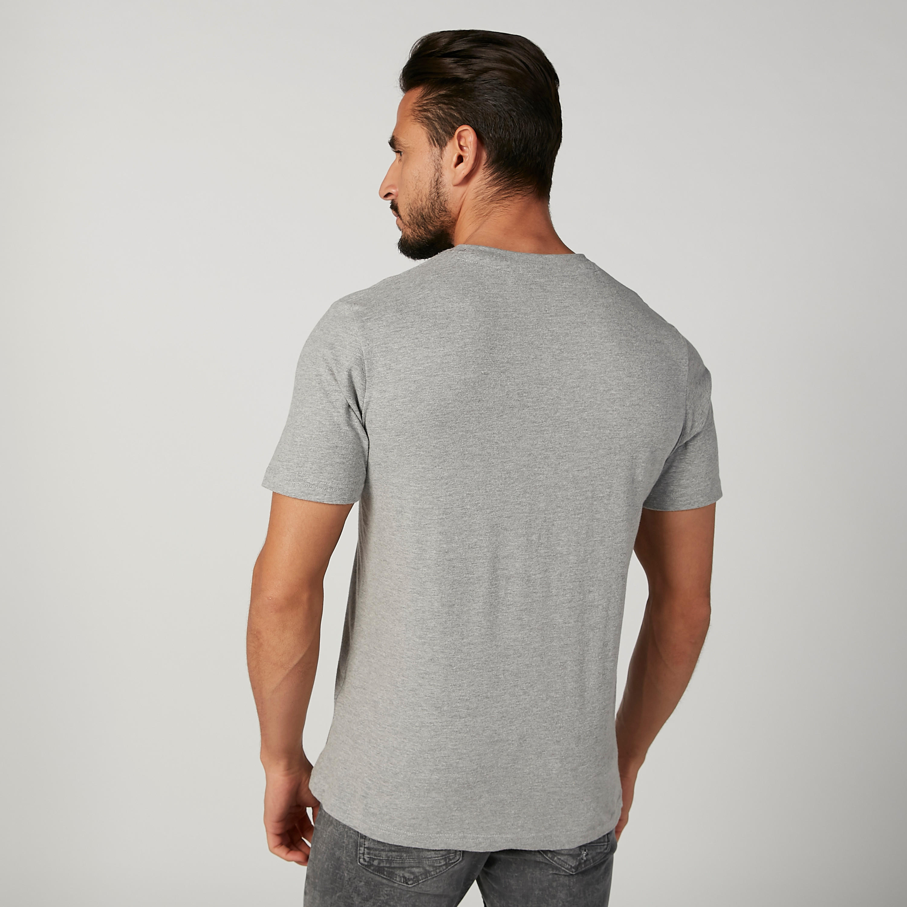تيشيرت مستدام سليم بياقة ضيّقة وطبعات سمايلي وورلد -men-clothing-tshirtsandpolos-tshirts-image-2